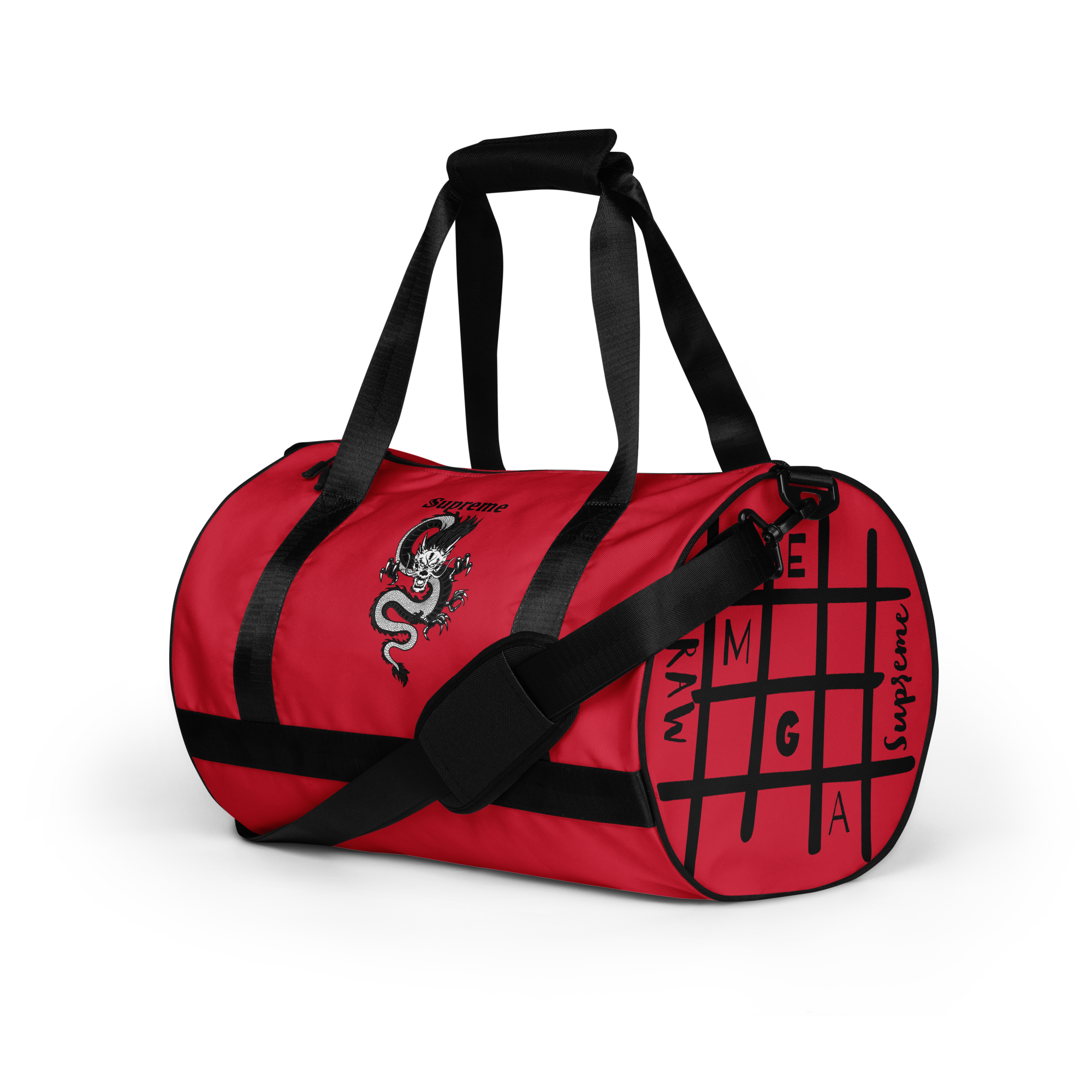 Raw Supreme Gym Bag | Red Duffle Bag