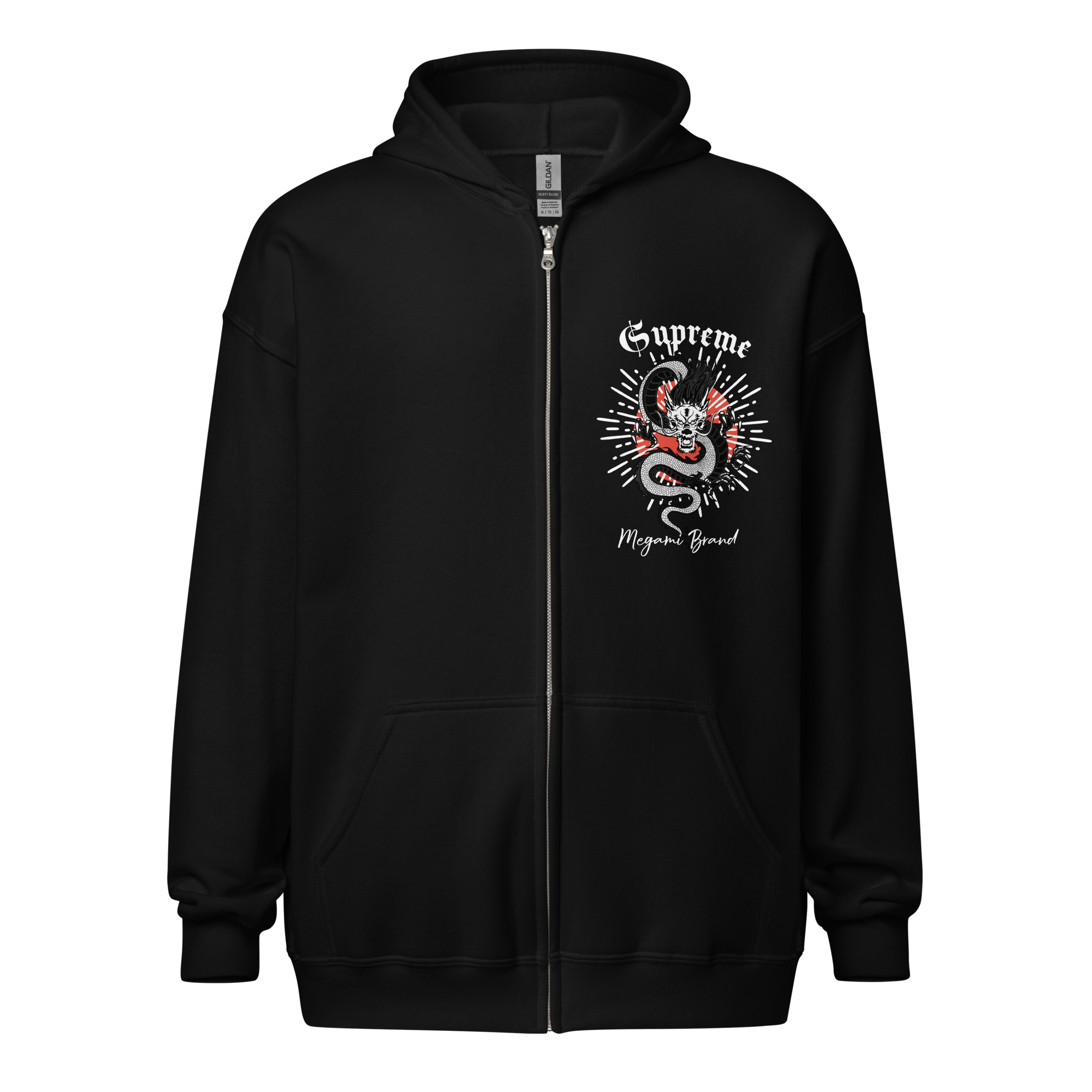 Supreme Scripted Hoodie | Black Graphic Hoodie