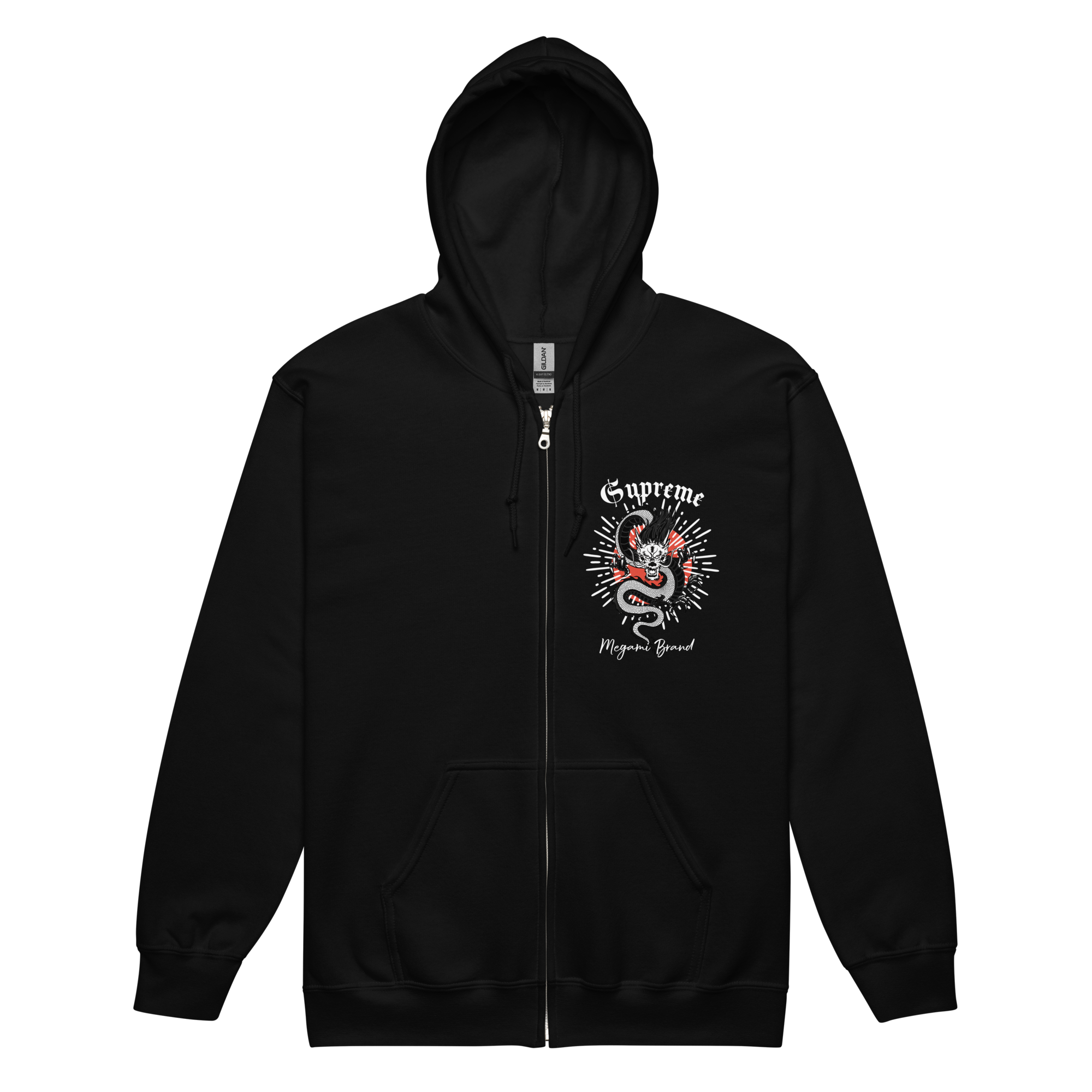 Supreme Scripted Hoodie | Black Graphic Hoodie