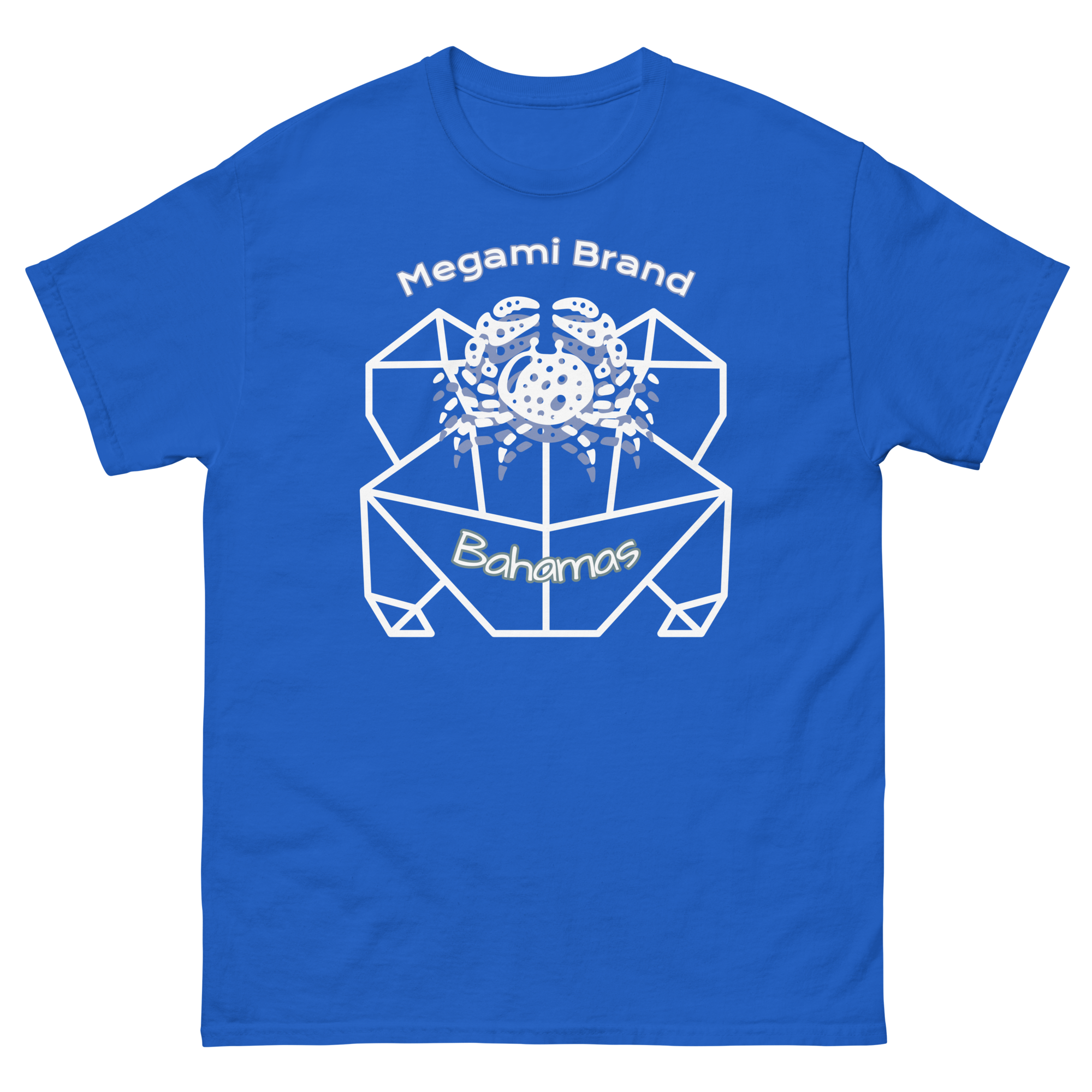 Geo Crab Tee | Megami Brand Black T-Shirt | Bahamas 