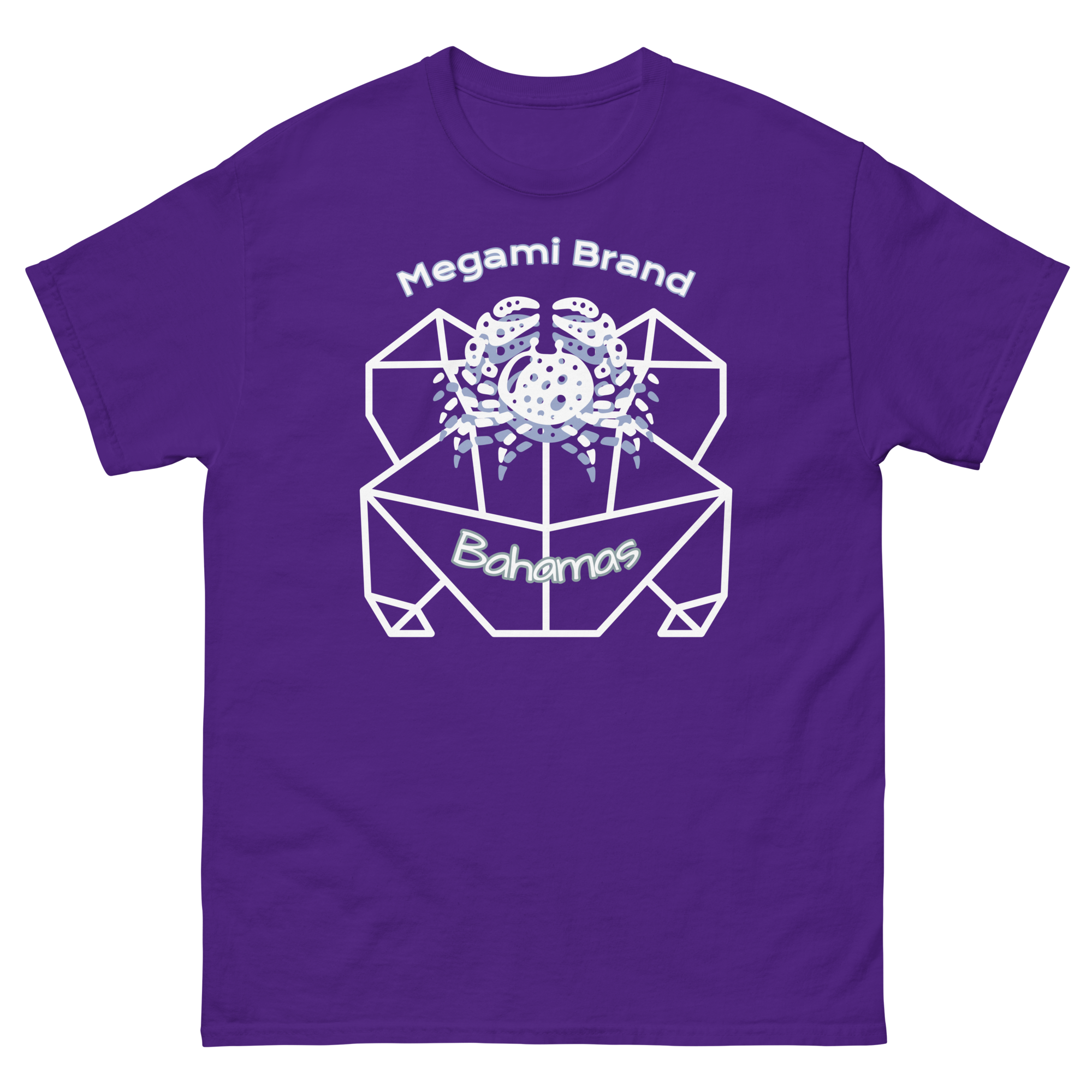 Geo Crab Tee | Megami Brand Black T-Shirt | Bahamas 