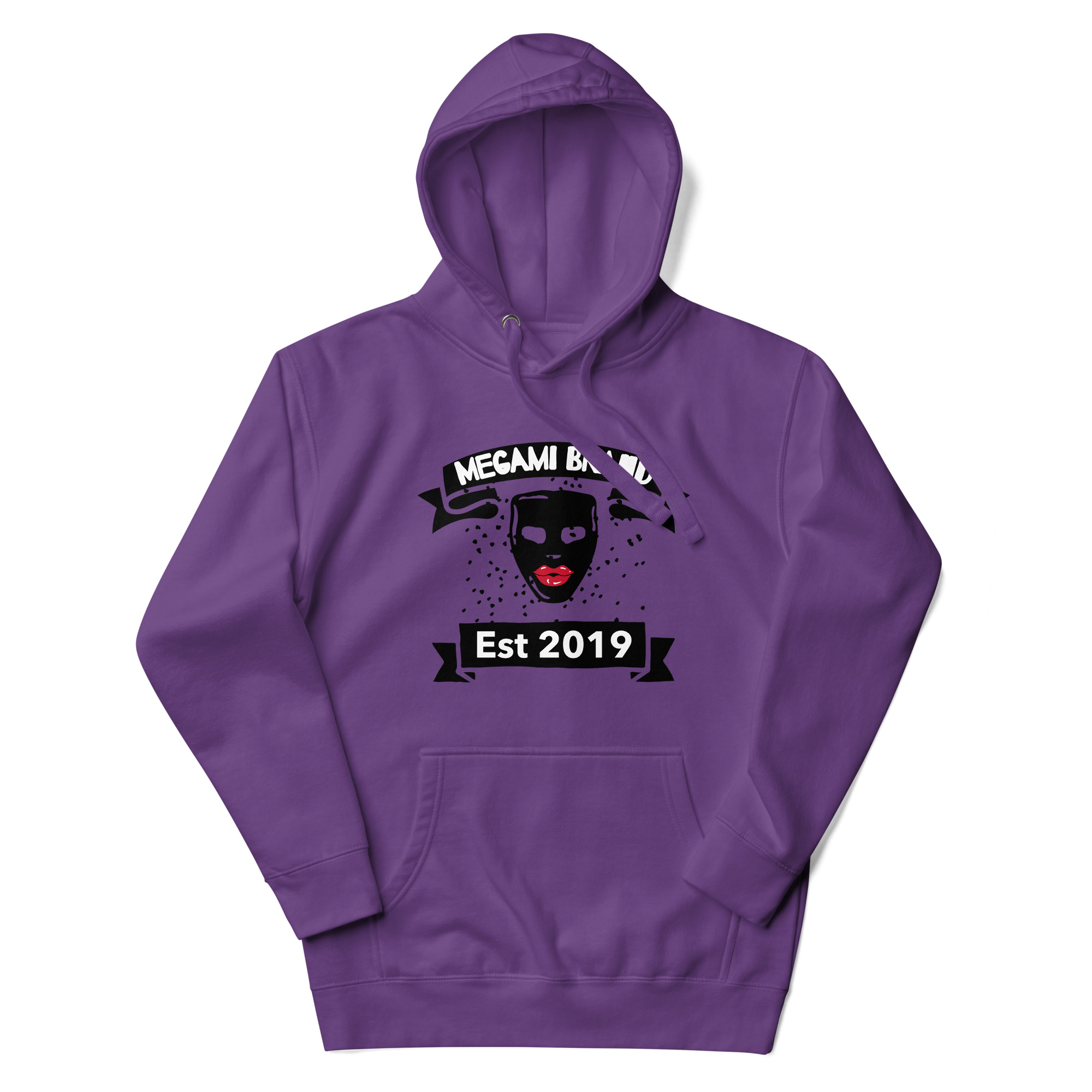 G-Mask Supreme Hoodie | Purple Graphic Hoodie