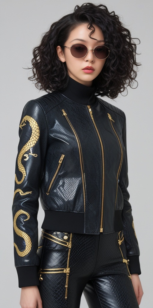 Leather Suit BG1 | Stylish Black Leather Jacket