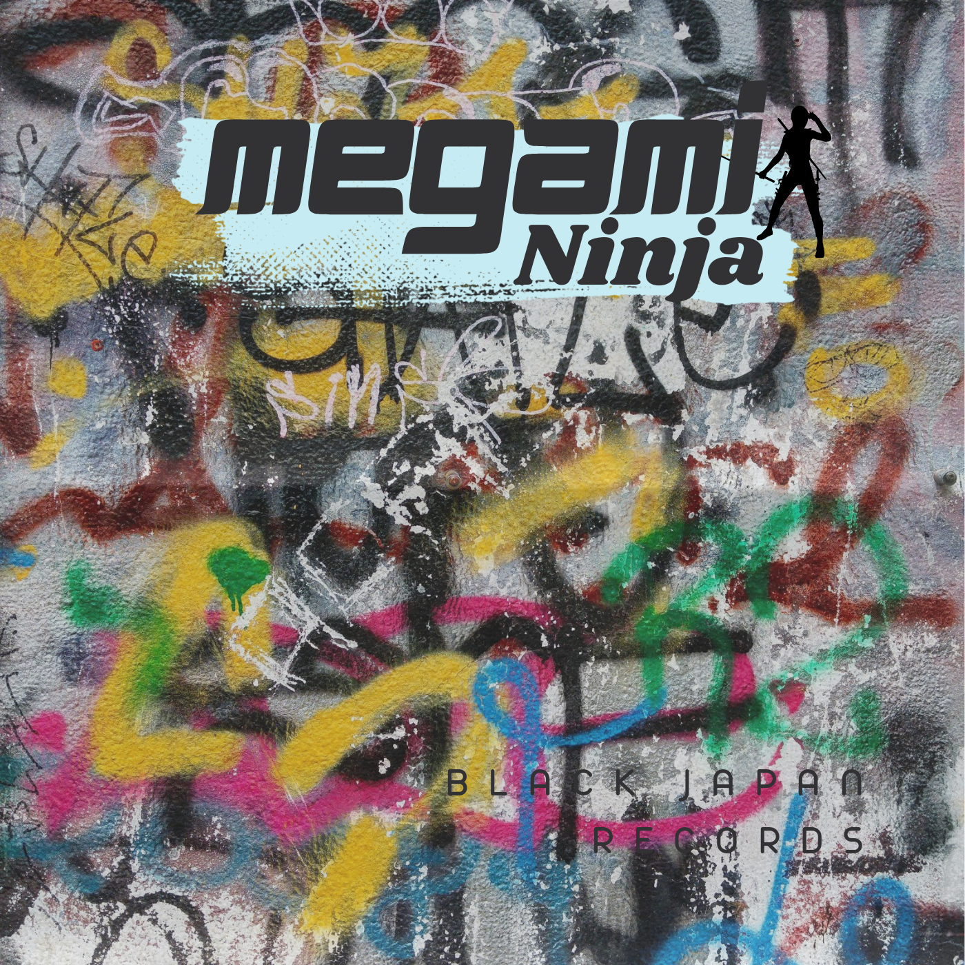 Megami Ninja Graffiti Poster