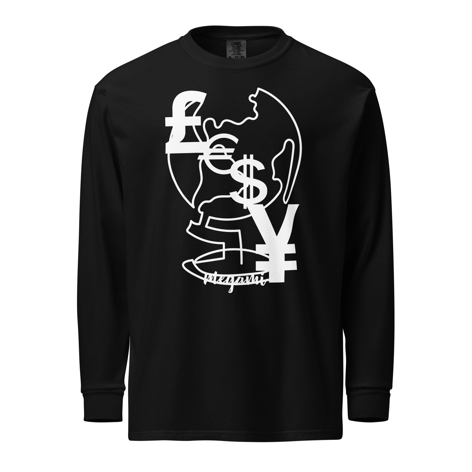 Easy Money | Black Long-Sleeve Shirt