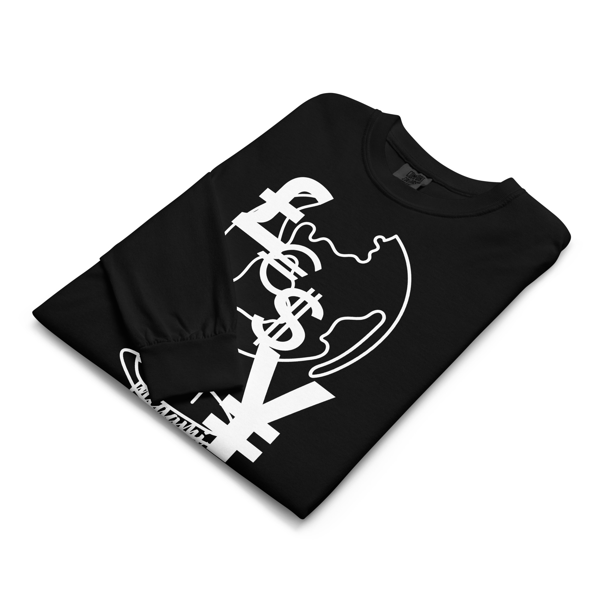 Easy Money | Black Long-Sleeve Shirt