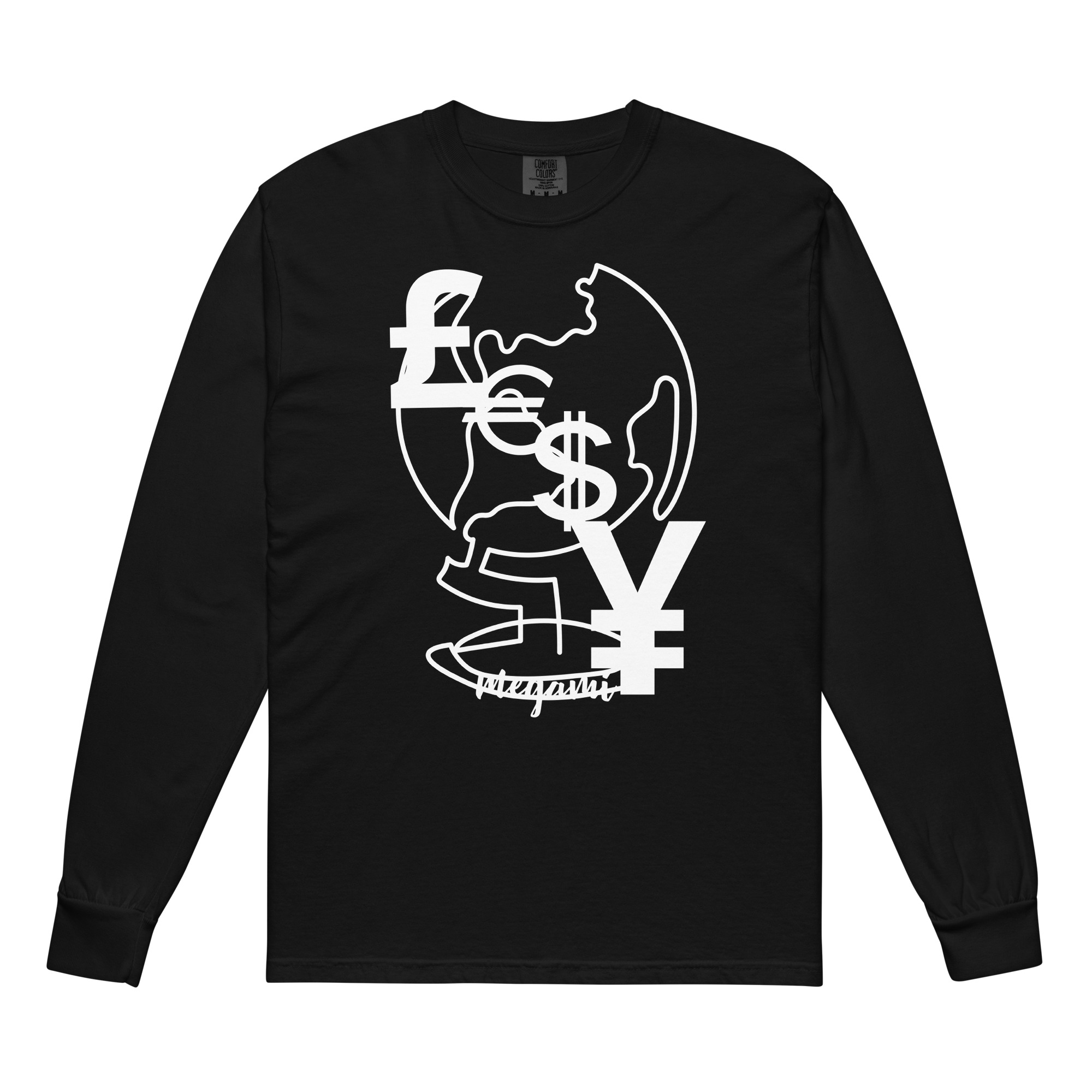 Easy Money | Black Long-Sleeve Shirt