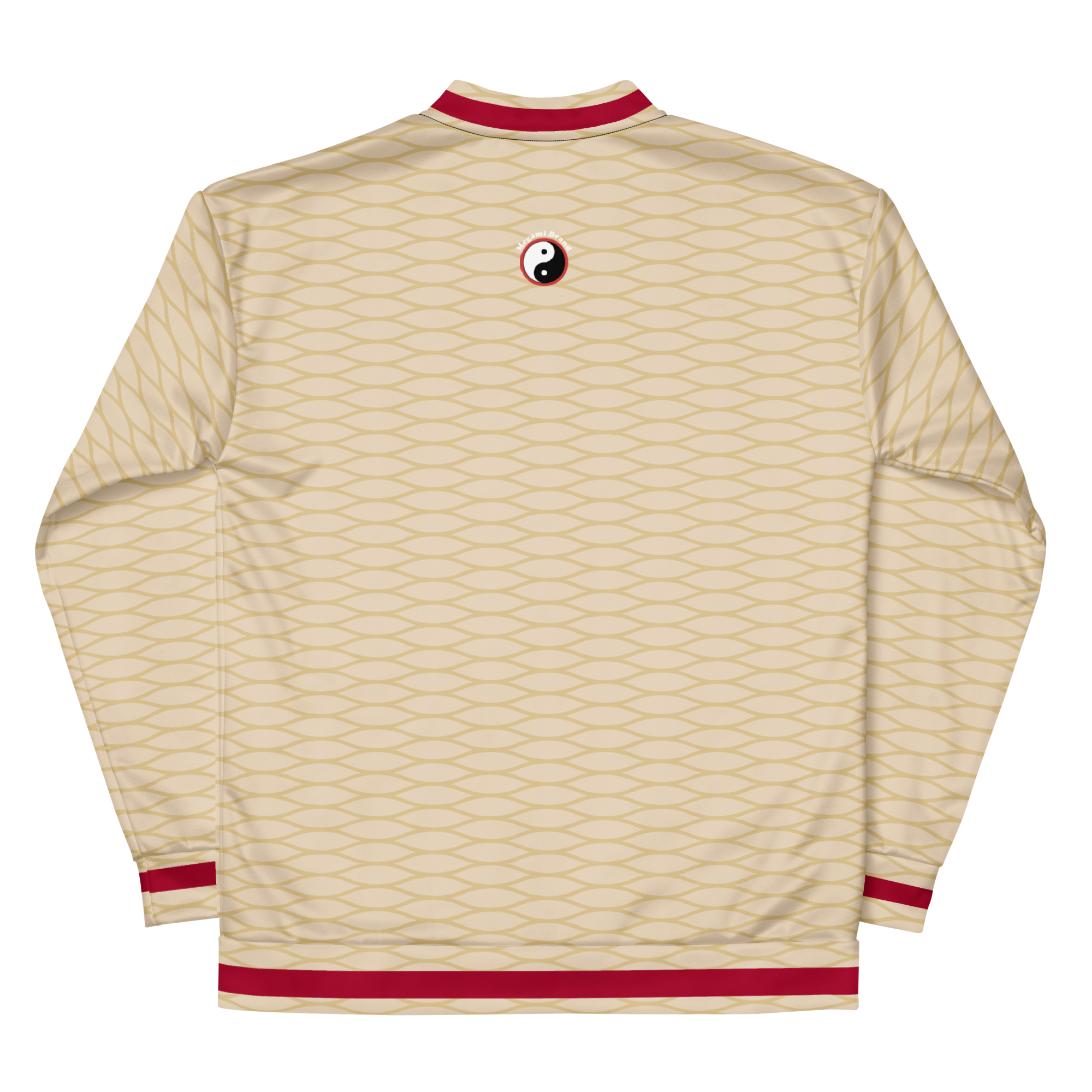 MB Net Bomber Jacket | Yin Yang Patterned Jacket