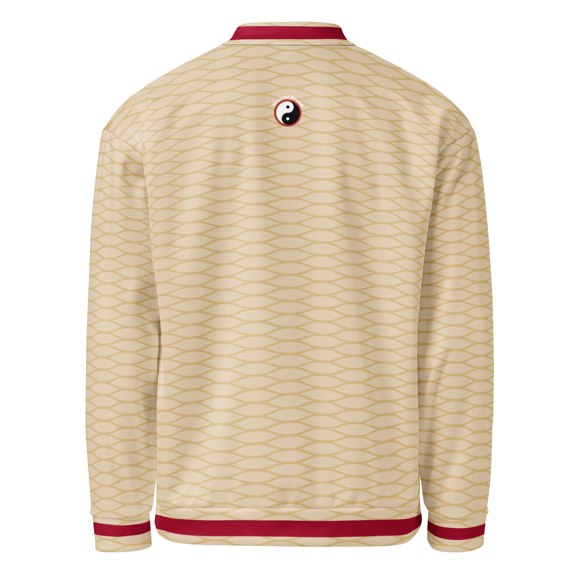 MB Net Bomber Jacket | Yin Yang Patterned Jacket