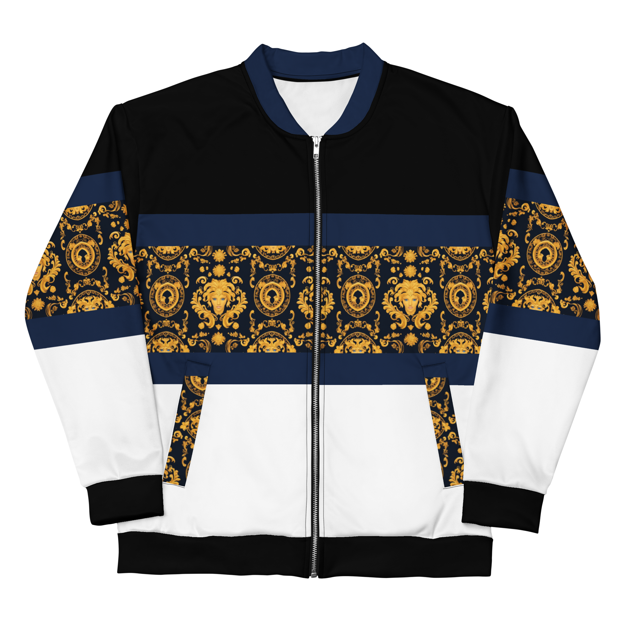 Megachi Bomber Jacket | Megami Brand Pattern Jacket