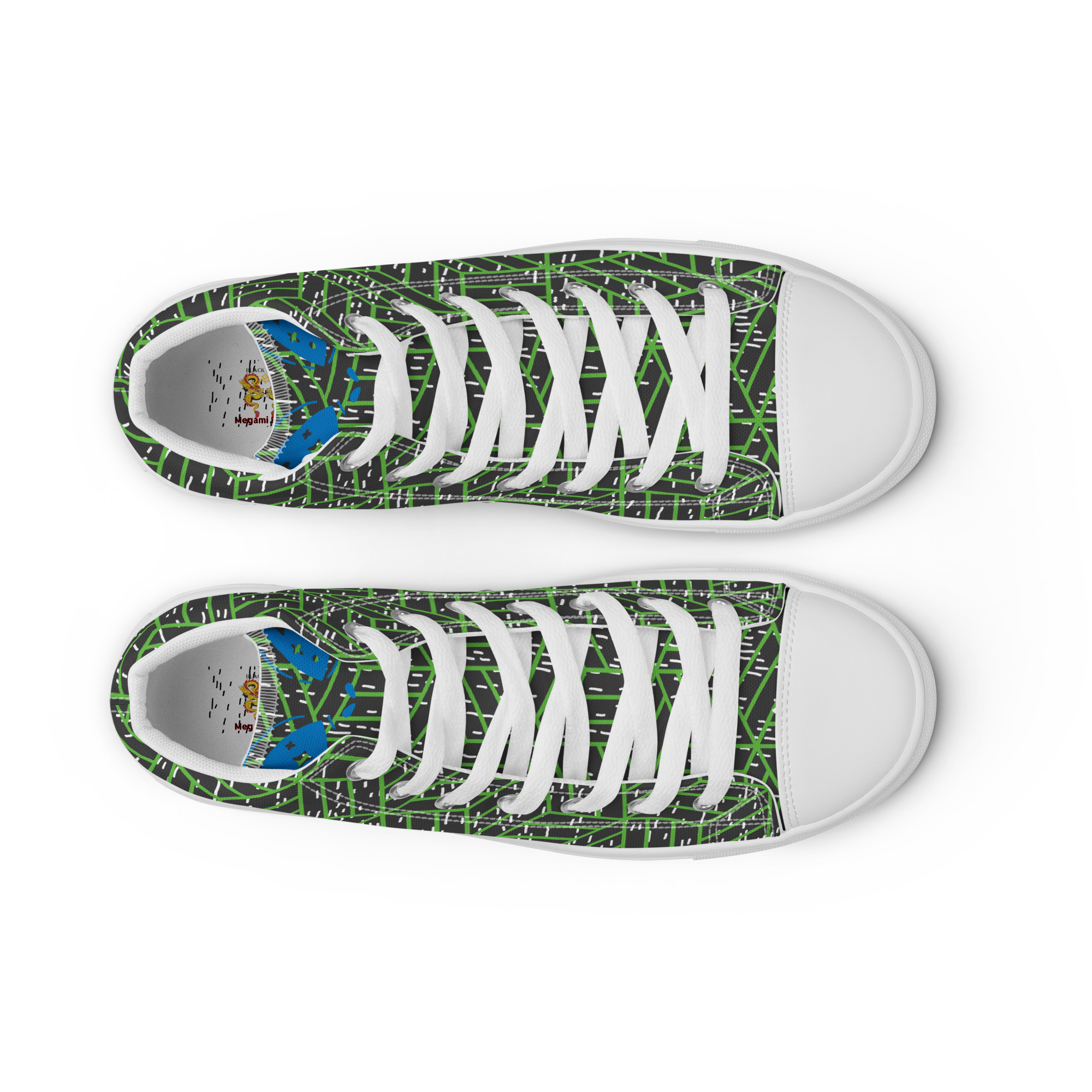 Kemet Tech Grid High-Top Sneakers | Canvas Shoes