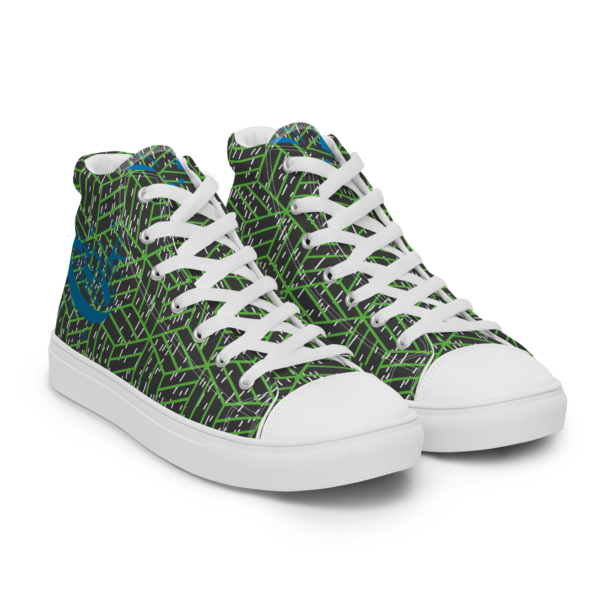 Kemet Tech Grid High-Top Sneakers | Canvas Shoes