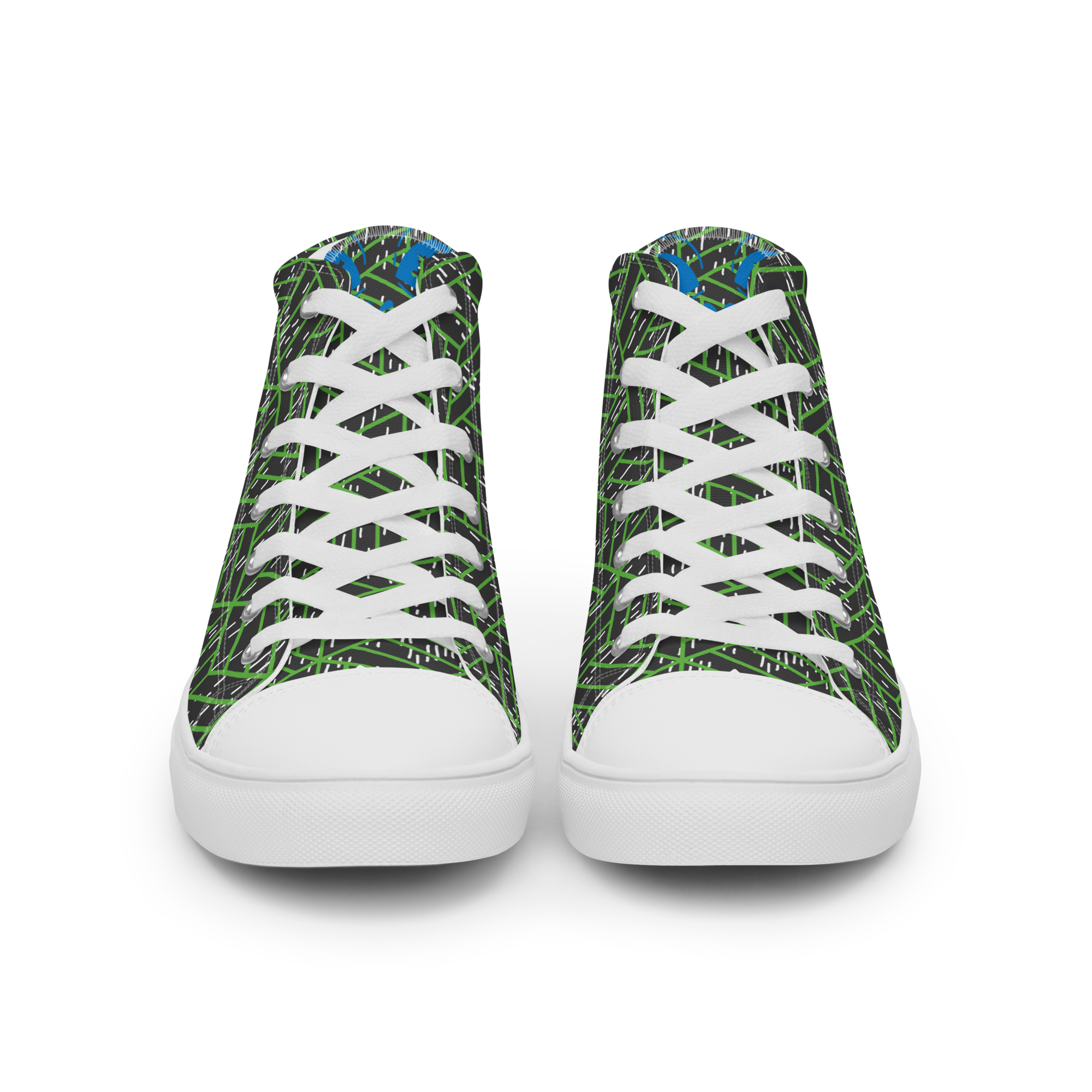 Kemet Tech Grid High-Top Sneakers | Canvas Shoes