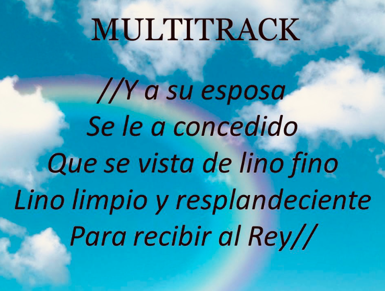 LAS BODAS DEL CORDERO | Multitrack