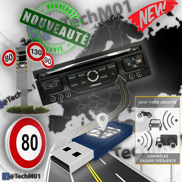 mise à jour cartographique GPS RT6 eMyWay et WipNav+ Eur 2023-1 Citroën Peugeot