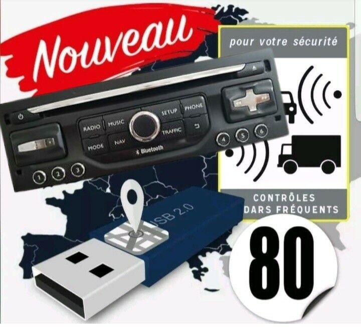 mise à jour cartographique GPS RT6 eMyWay et WipNav+ Eur 2023-1 Citroën Peugeot