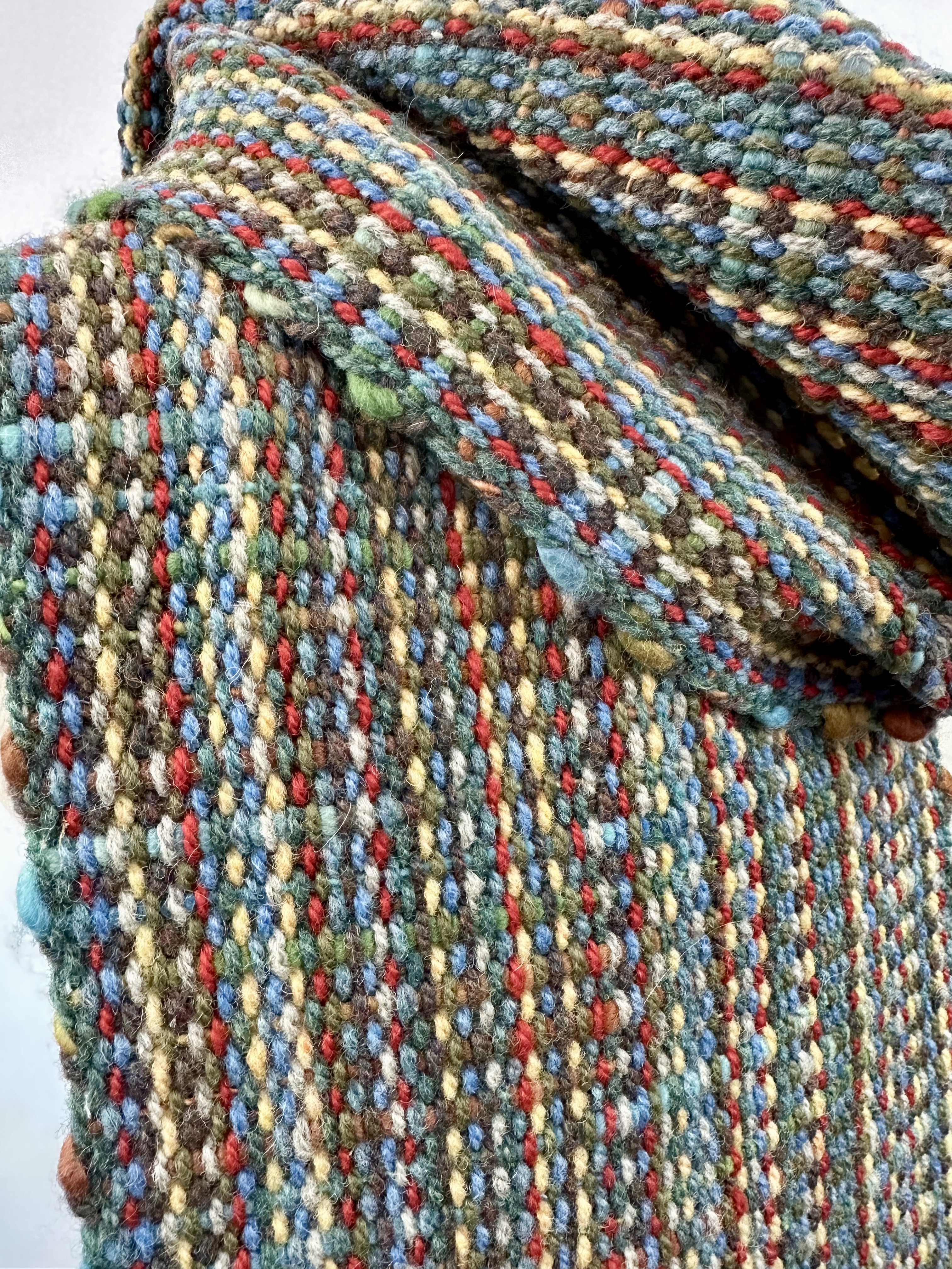 "Averill Woods", Signature "Rag Rug Scarf" Series (Long)