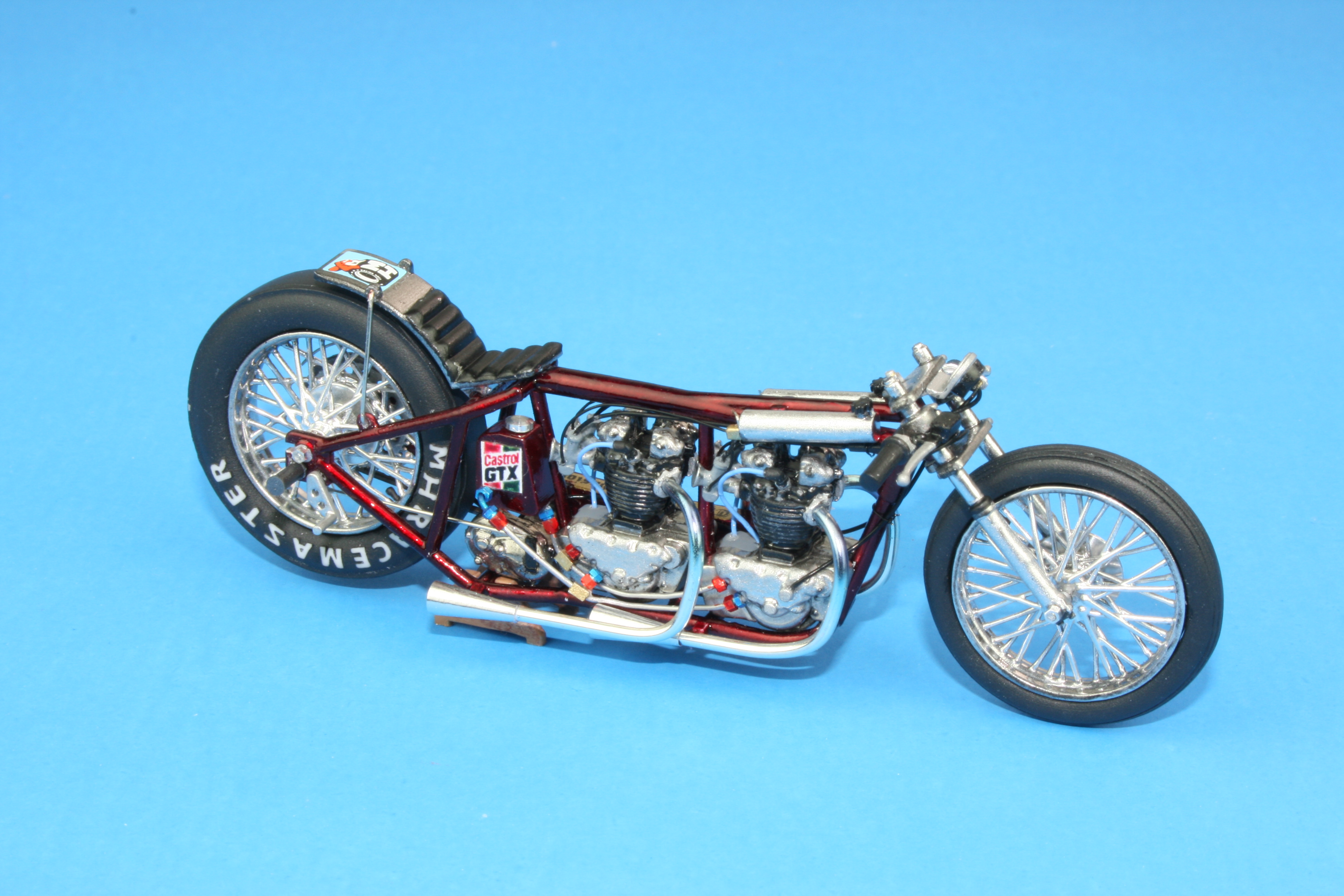Triumph Twin Drag Bike