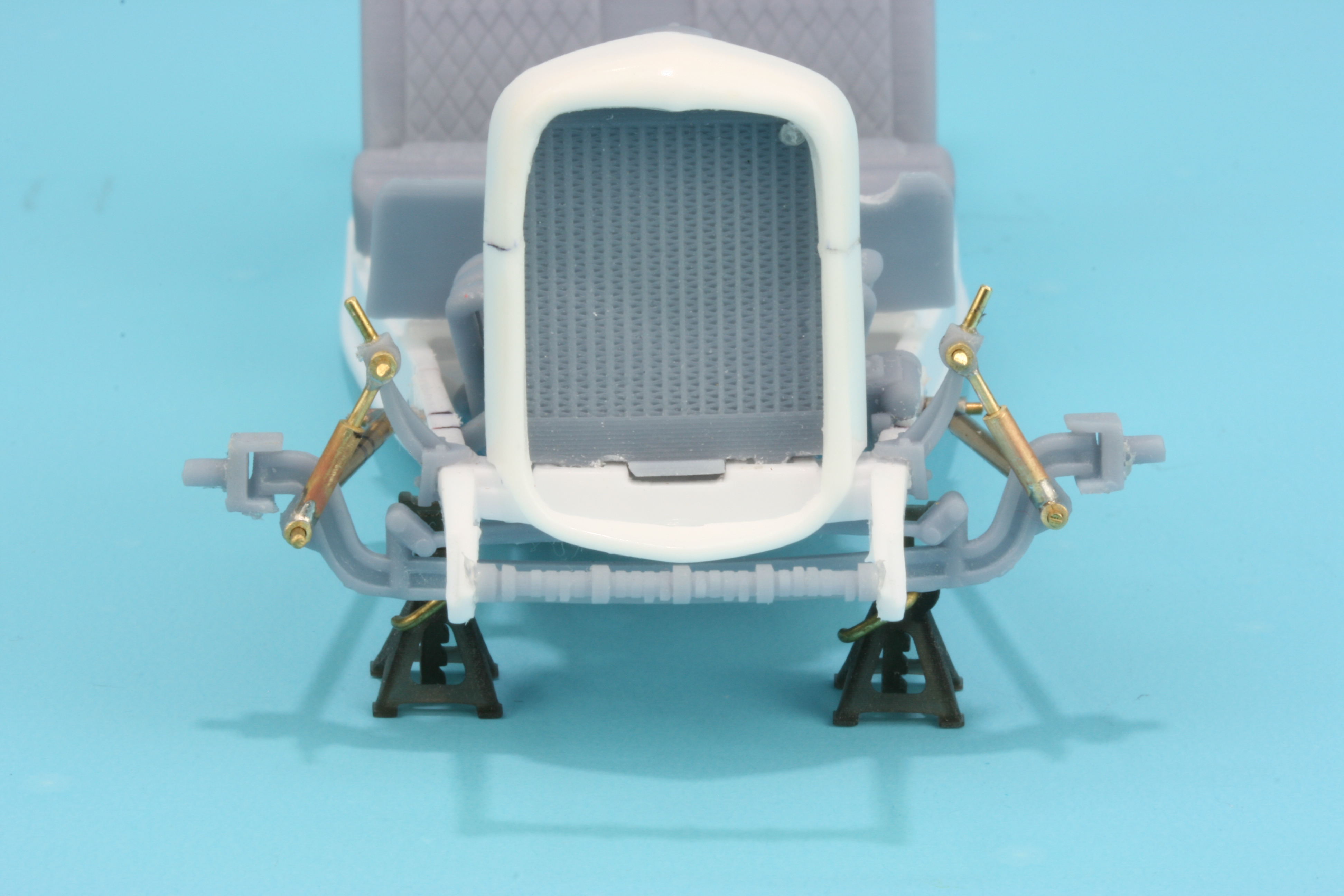 Front Axle and Shock Mounts, Hot Rod