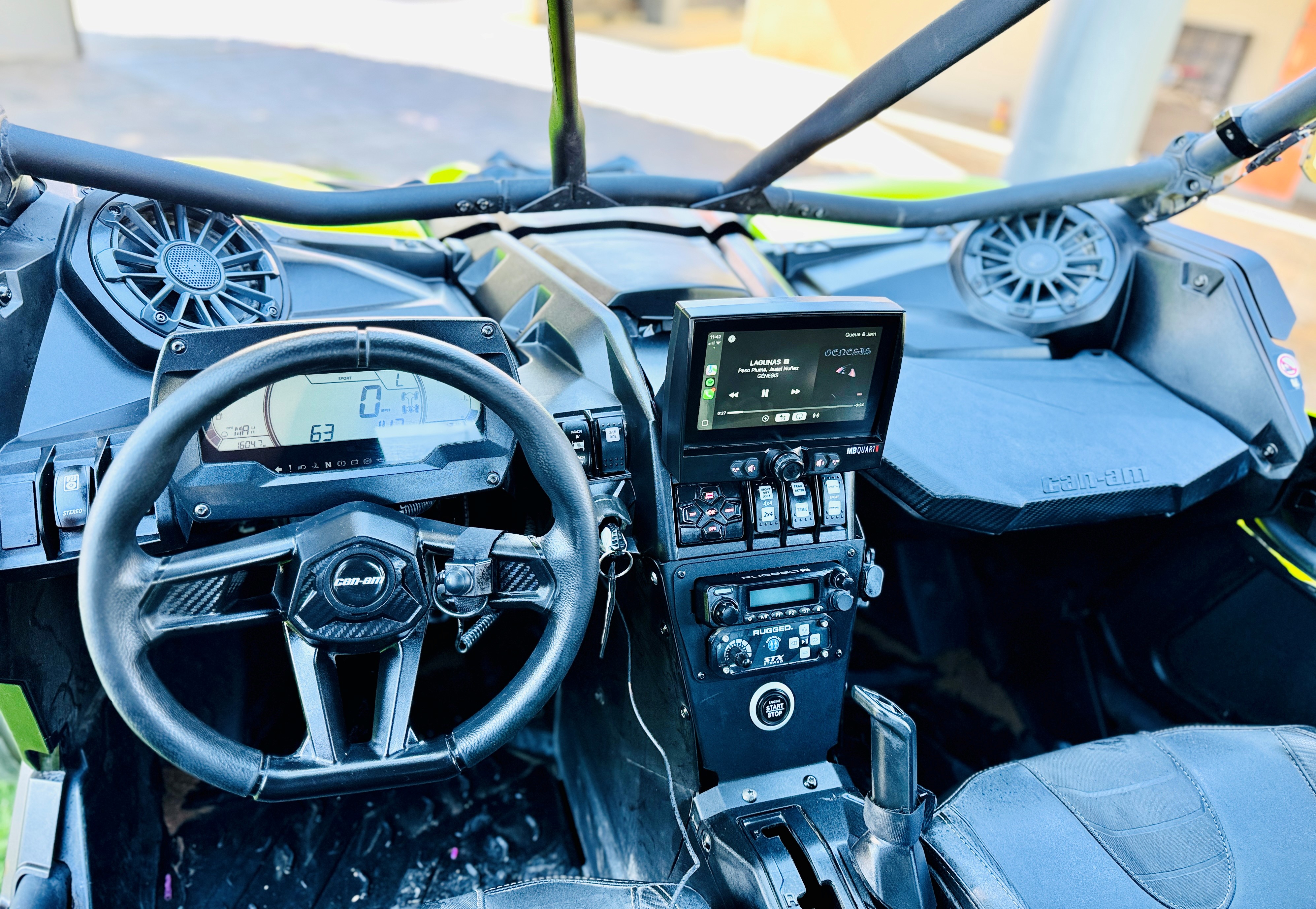 Mounting Plate for MB Quart 7" Radio