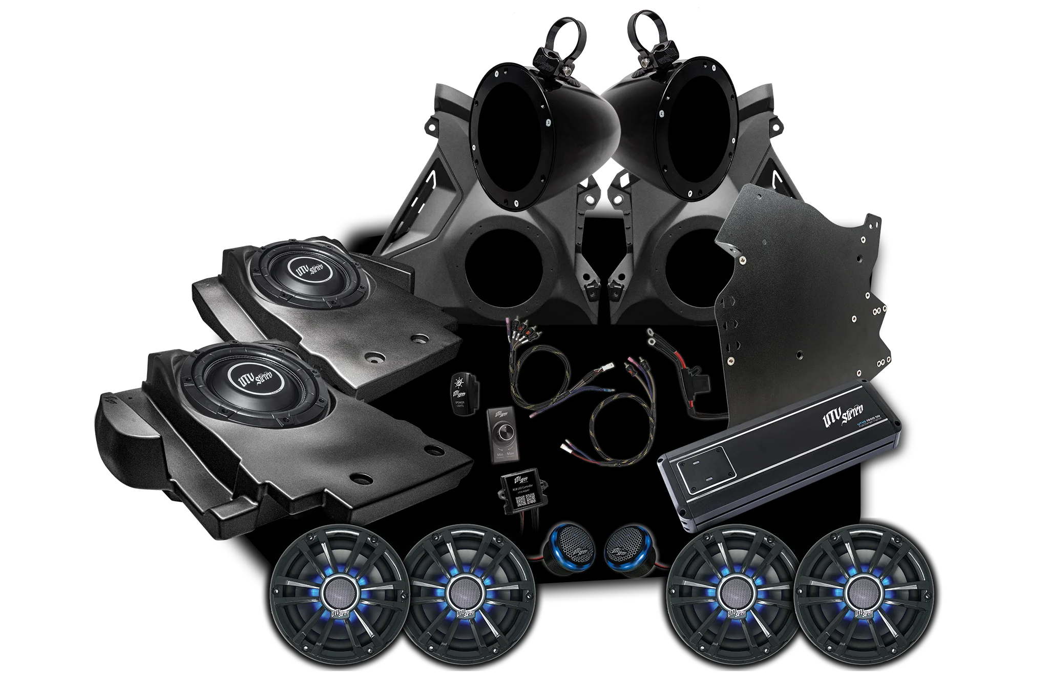 Can-Am® Maverick R Signature Series Stage 6 Stereo Kit | UTVS-R-S6-S