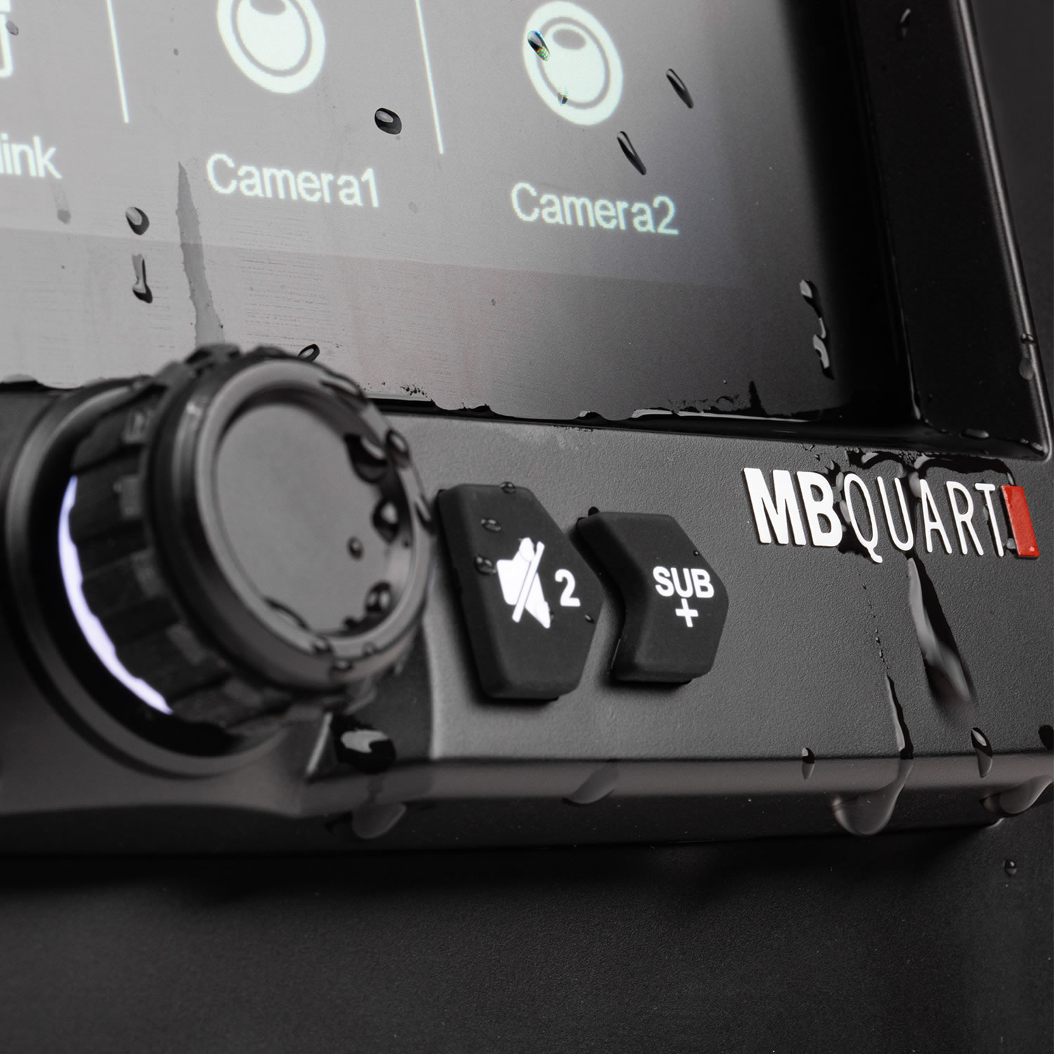 GMR7V1.2  7-Inch Waterproof Touchscreen Wireless CarPlay Source Unit