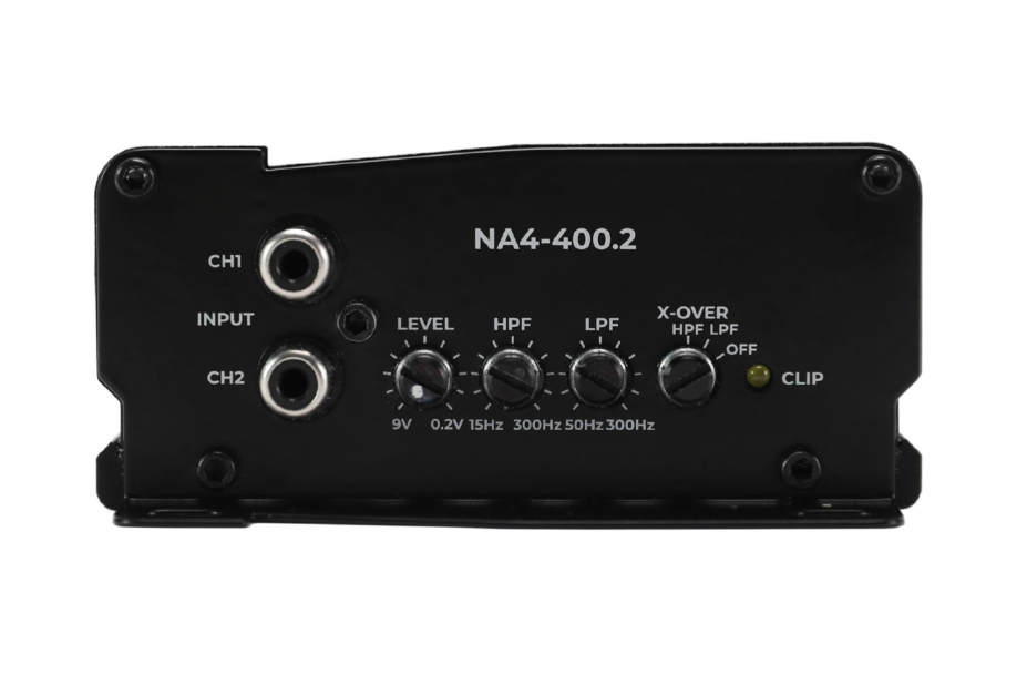 NA4-400.2 Nautic 400 Watt Waterproof 2 Channel Amplifier
