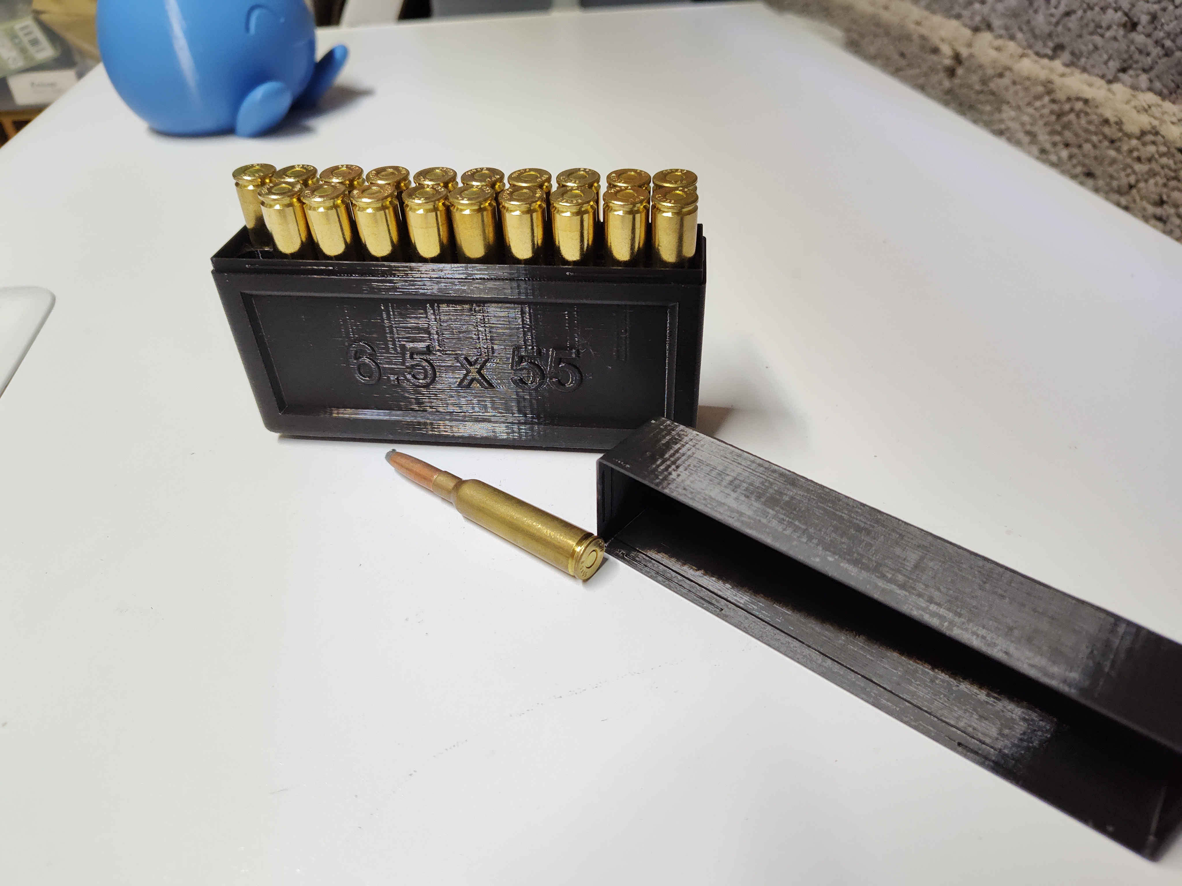 Ammunisjonseske til 6.5x55 Swedish