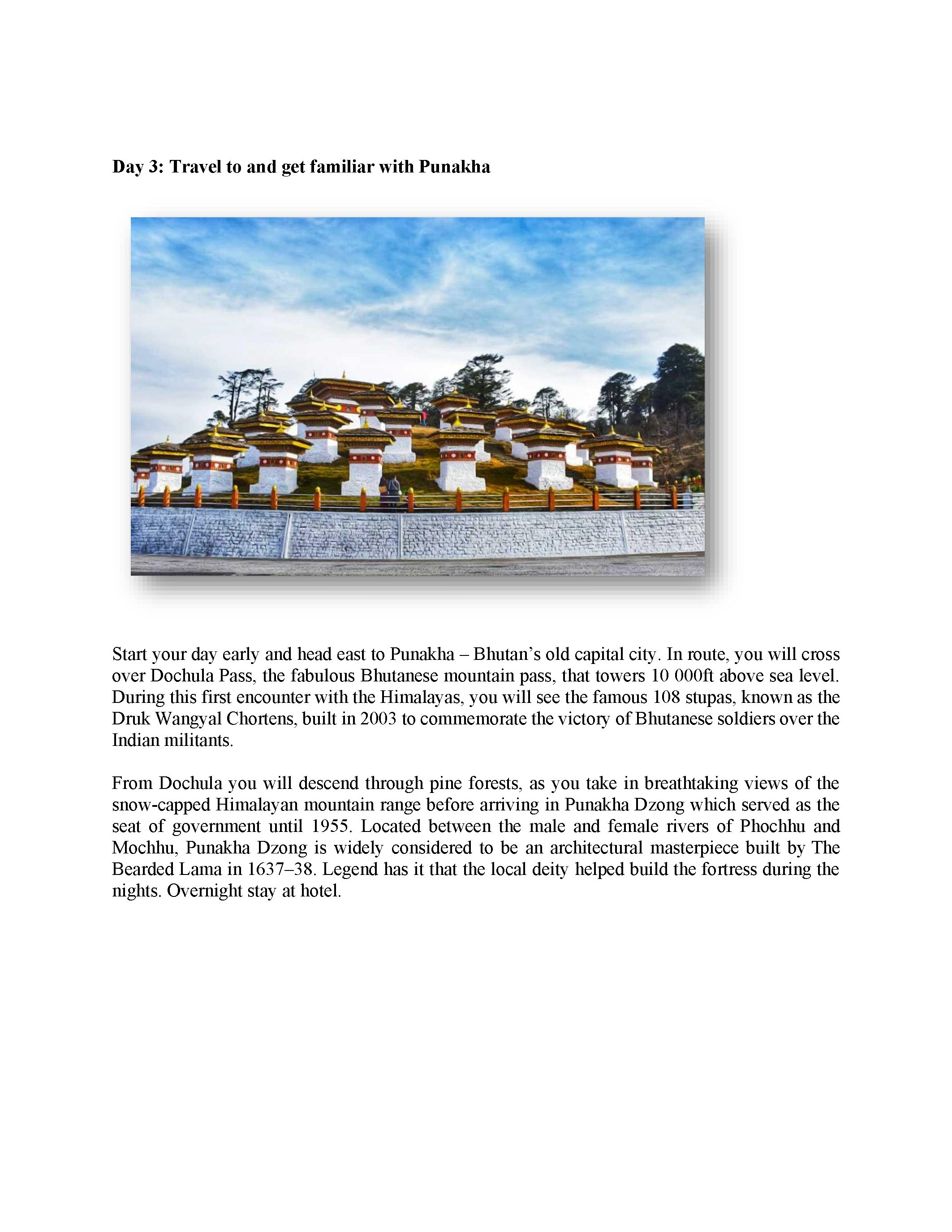 7 Days Bhutan Tour Package