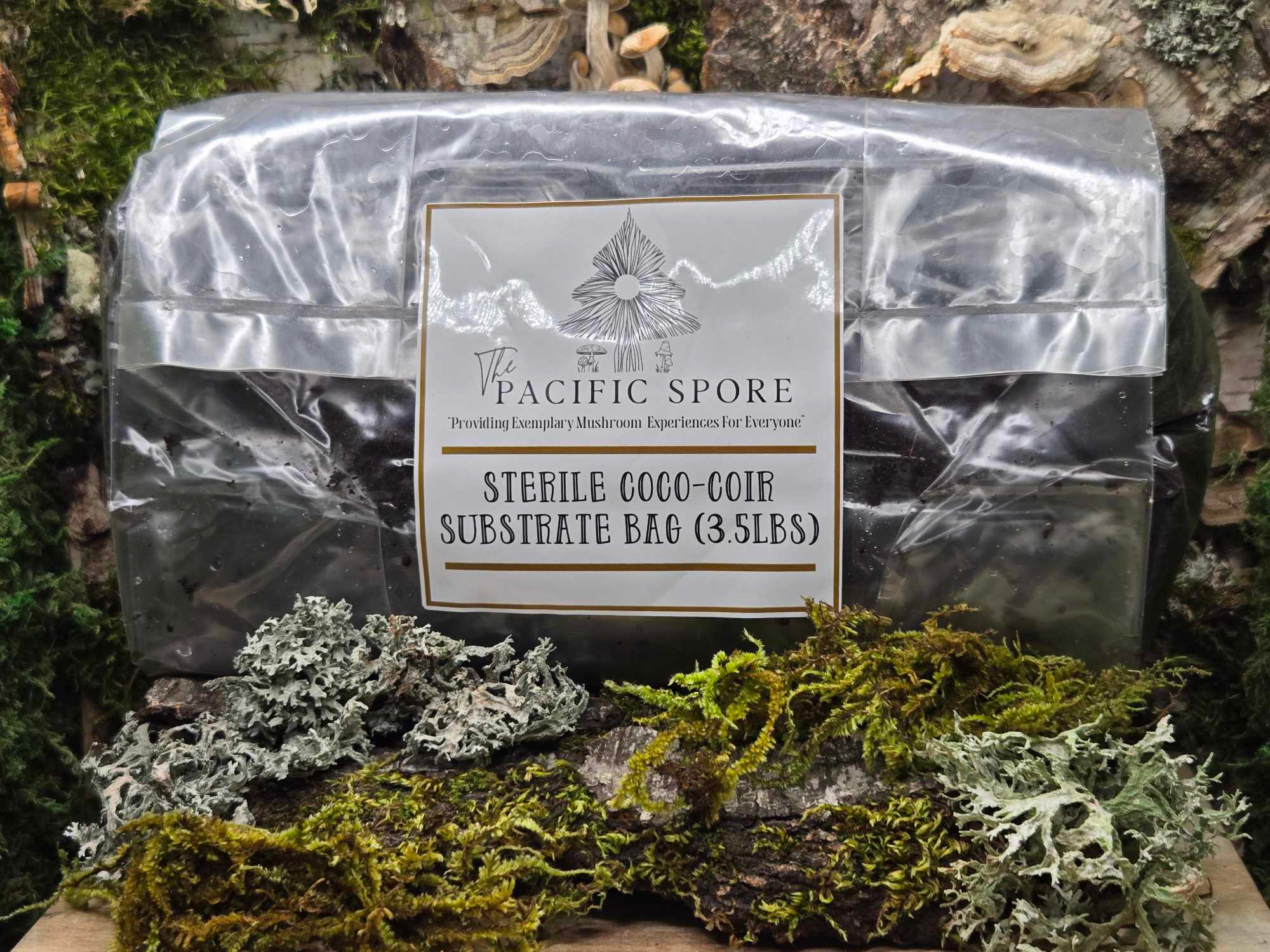 3lb Coco-Coir Mushroom Substrate Bag