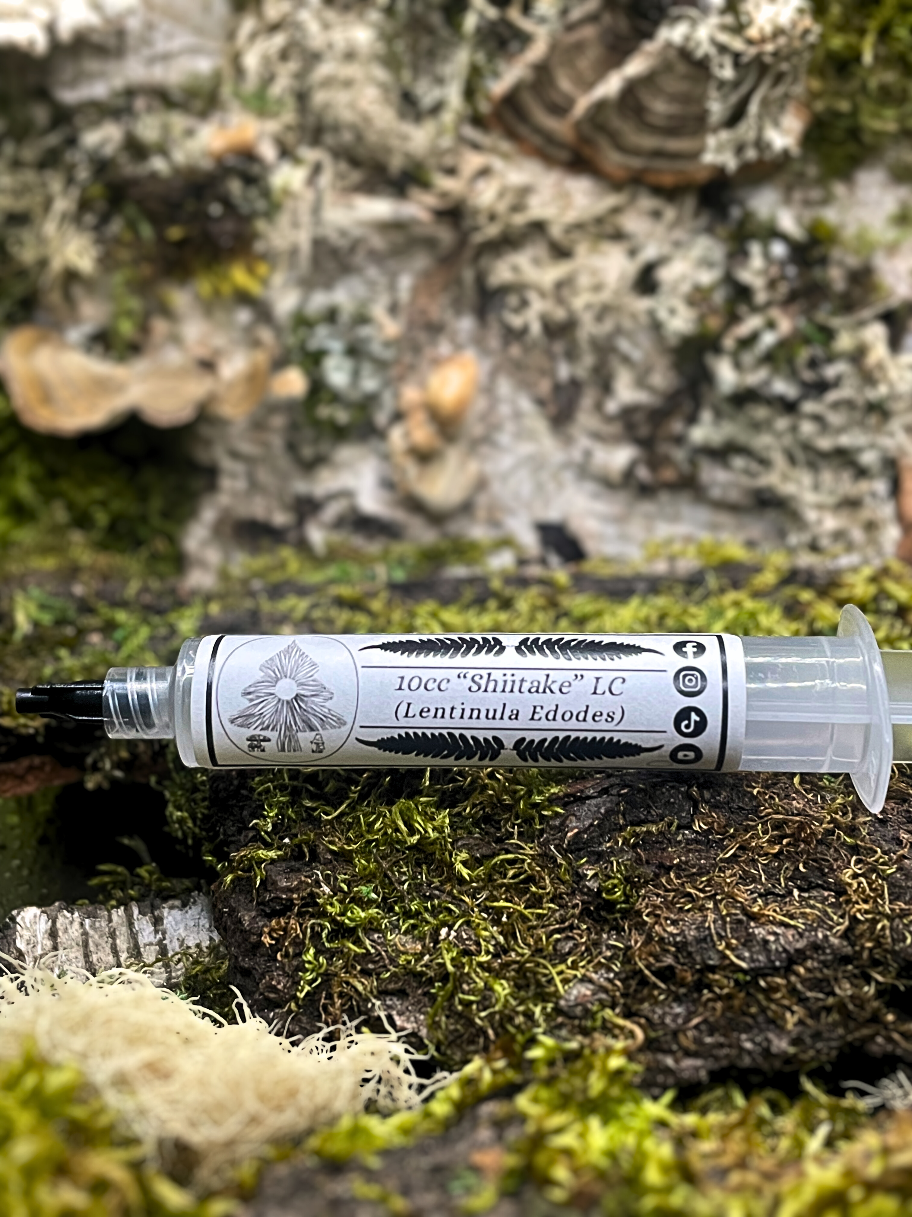 Shiitake Liquid Culture Syringe