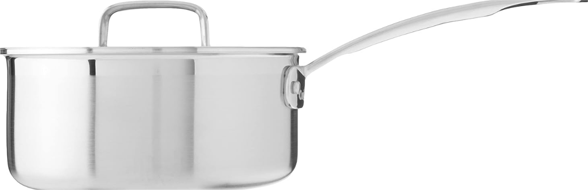 Saucepan with Cover, Triple Ply 2-Quart Skillet, Multiclad Pro