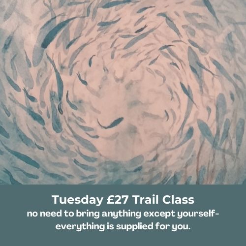 £27 Tuesday art class - Sketching and Watercolour