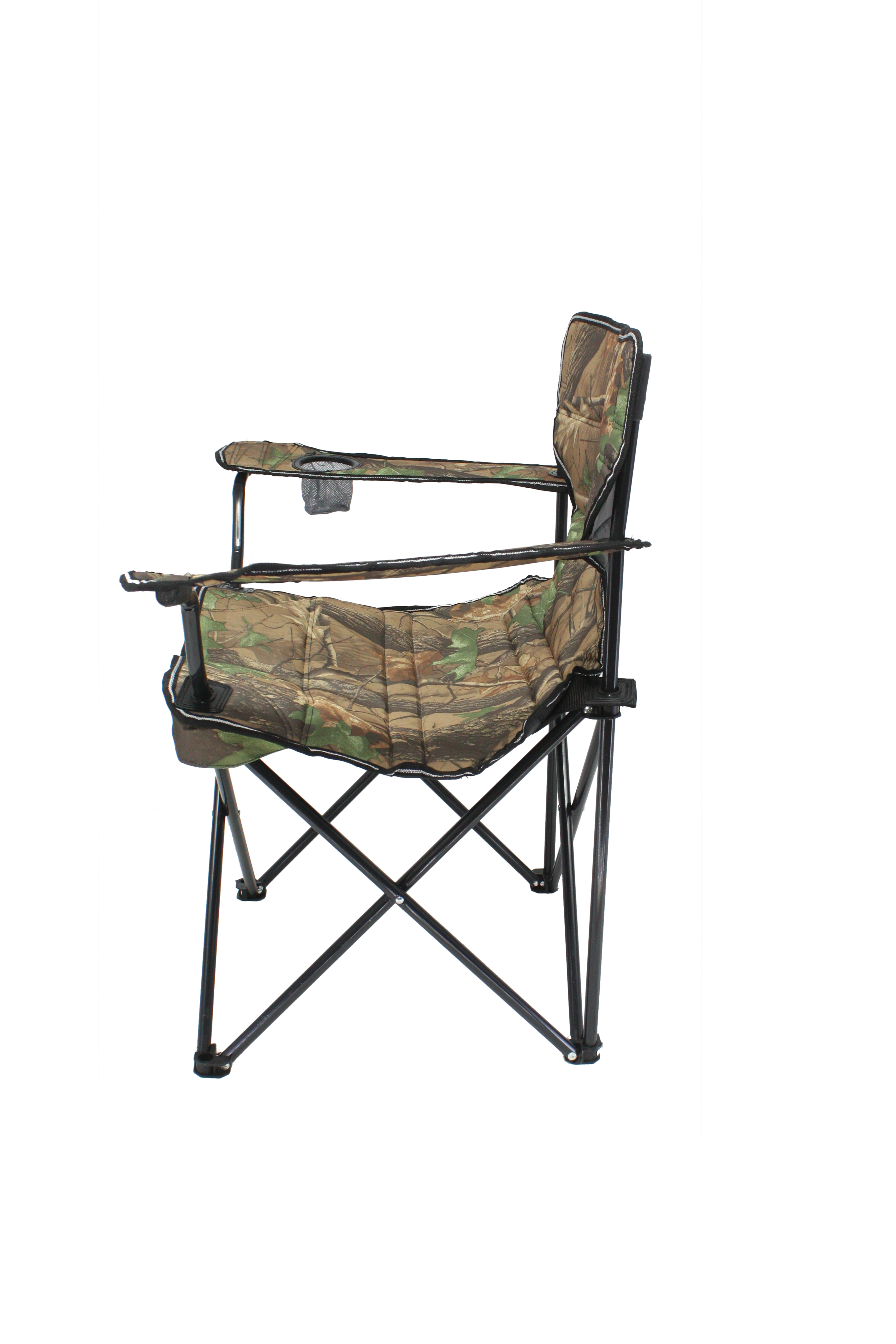 Gray Wolf Bardaklı Kamp  Sandalyesi Ağaç Desen