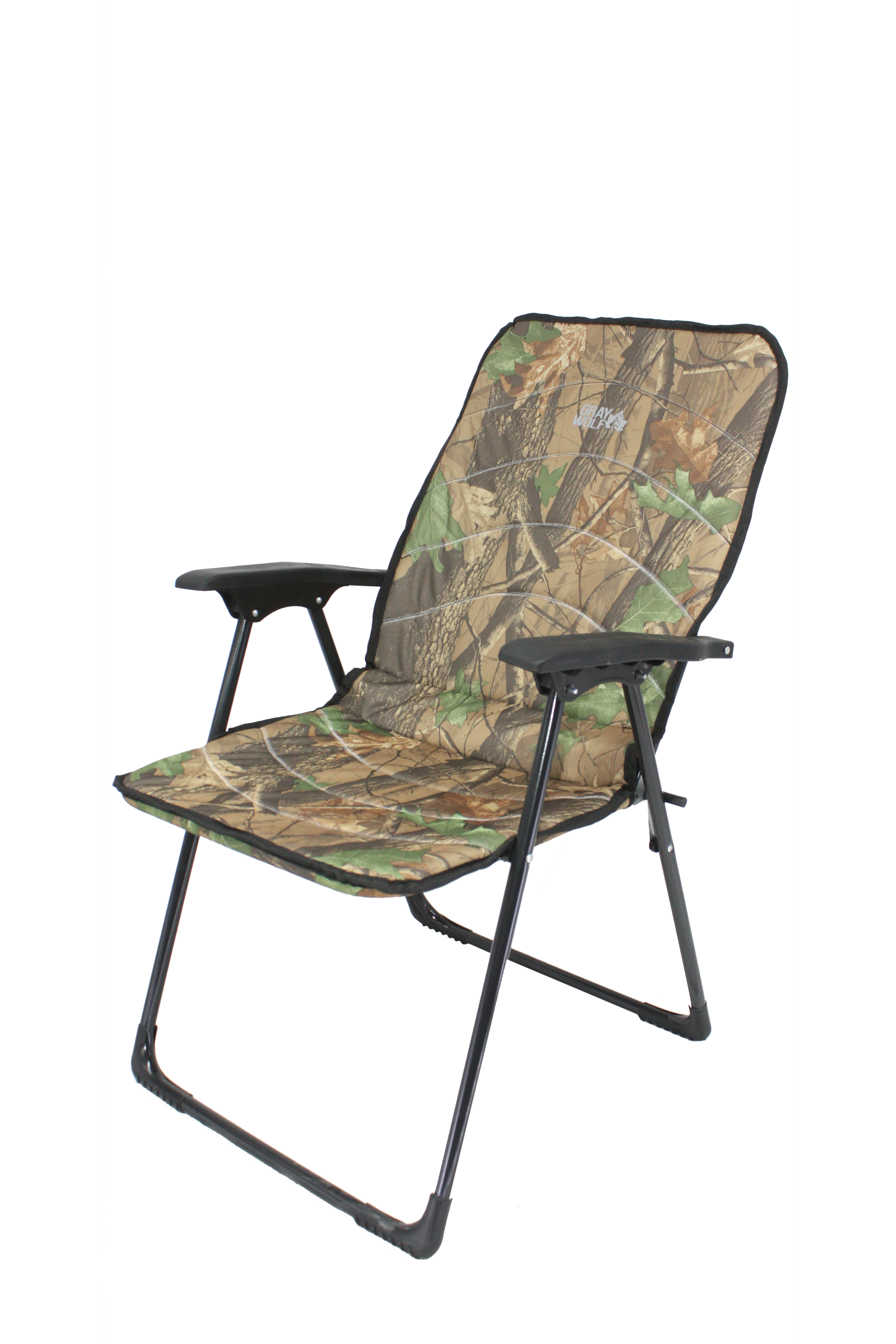 Gray Wolf Kamuflaj Kollu  Petli Kamp Sandalyesi