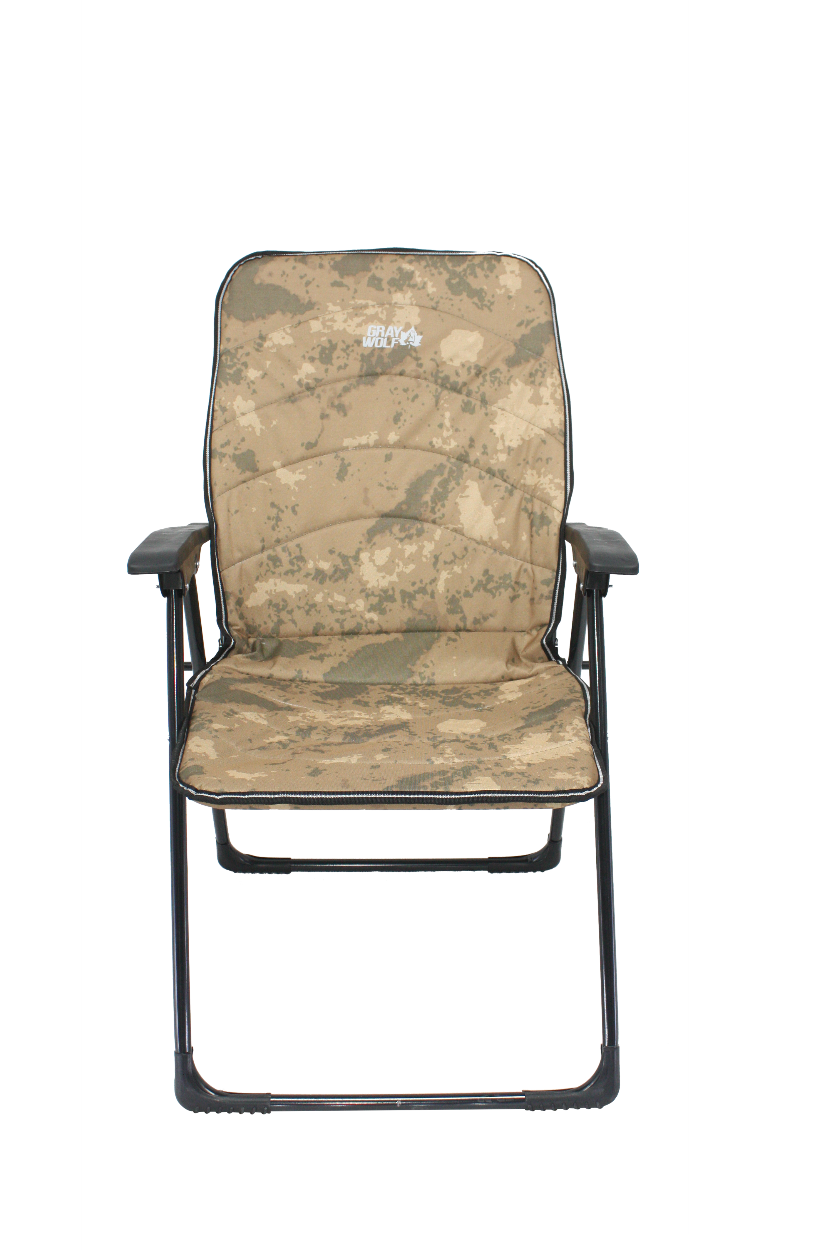 Gray Wolf Kamuflaj Kollu  Petli Kamp Sandalyesi