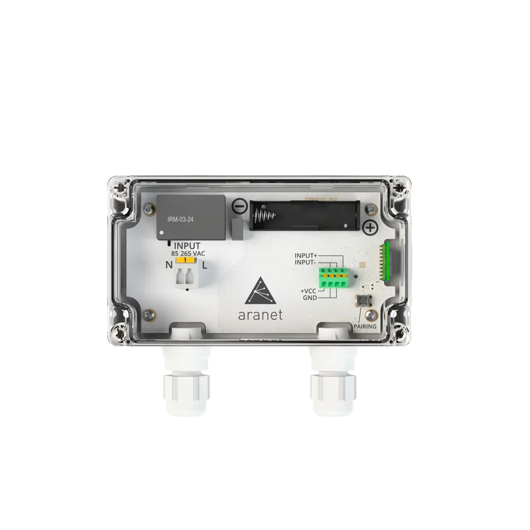 Aranet 0-10 V transmitter with 24 VDC power supply 