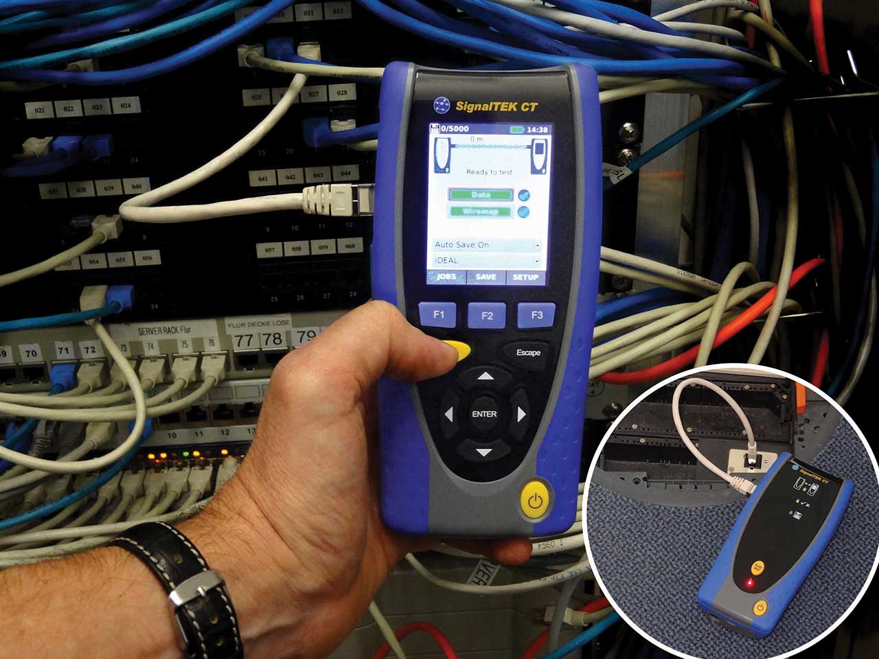 SIGNALTEK CT – COPPER DATA CABLE TRANSMISSION TESTER