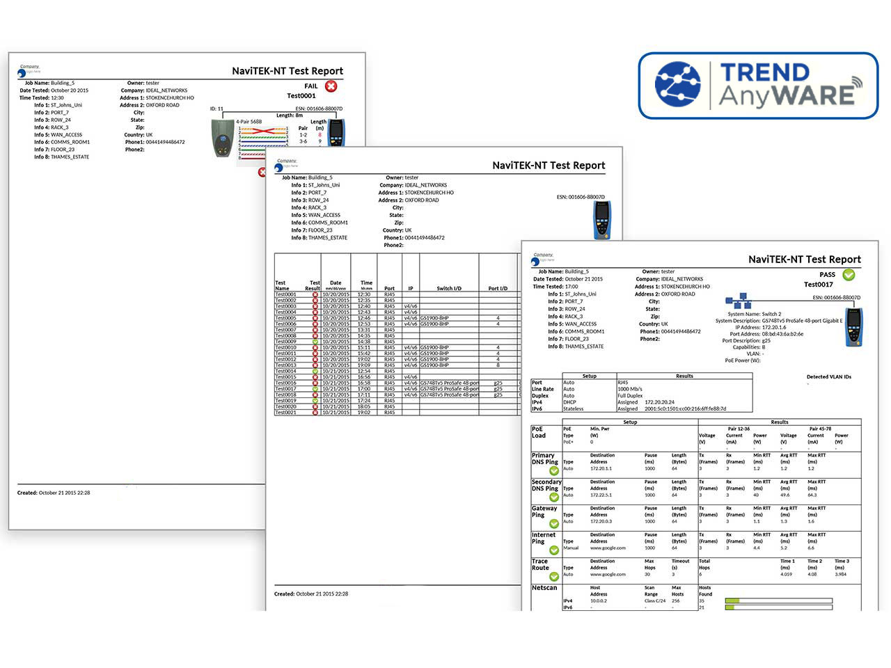NAVITEK IE – PROFINET TESTER