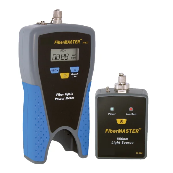 FIBERMASTER FIBRE OPTIC POWER METER / LIGHT SOURCE
