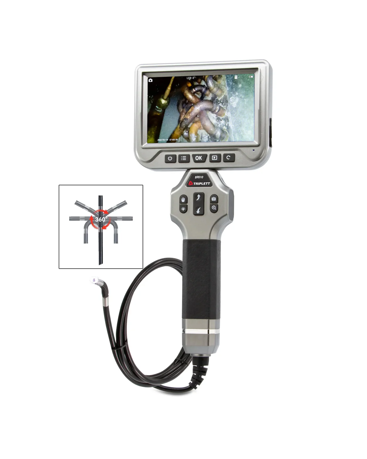 360° Articulating Borescope - (BR510)