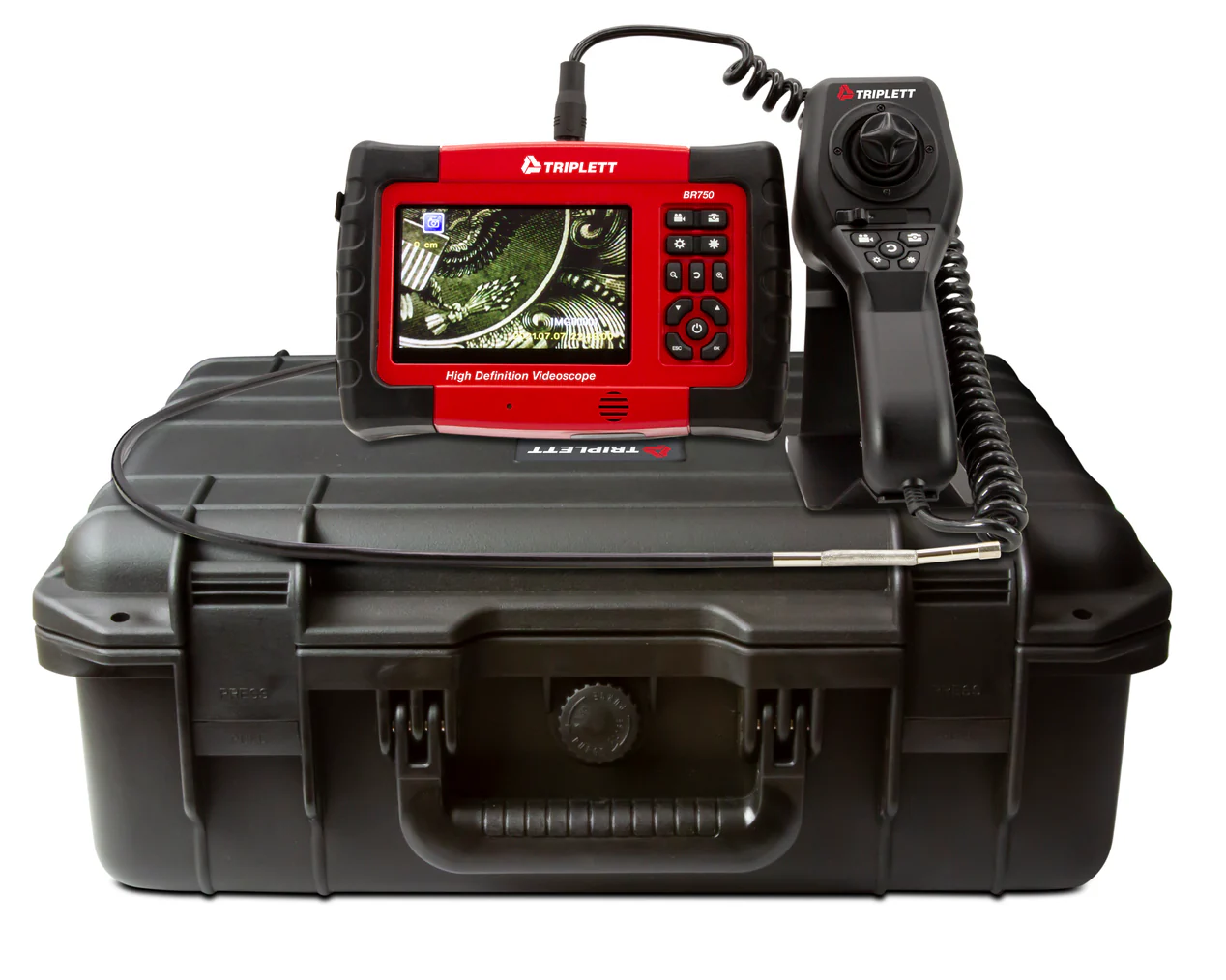 5" Display, High Definition Articulating Videoscope, 6mm camera, 1m cable - (BR750)