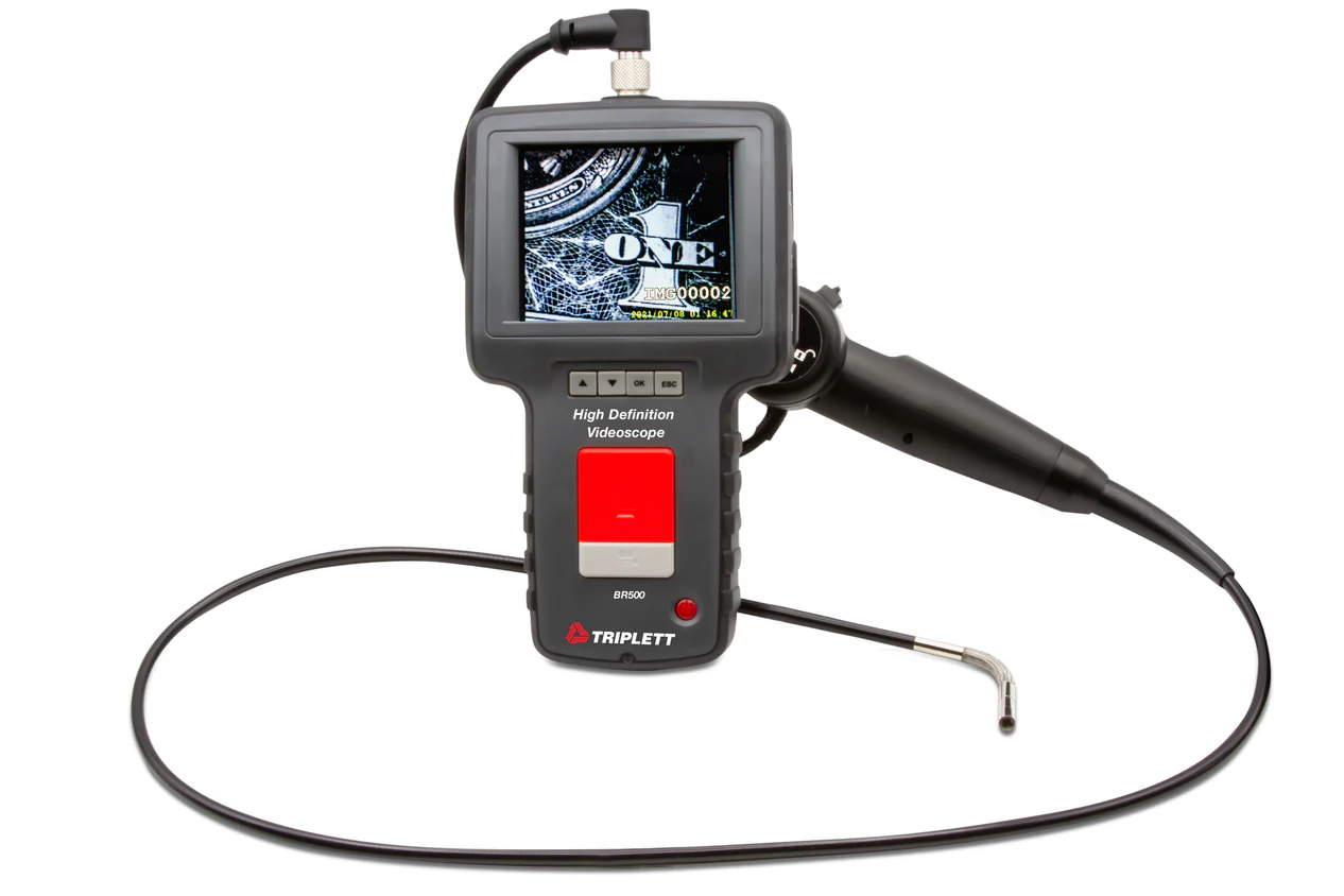 3.5" High Definition Articulating Videoscope, 6mm camera, 1m cable- (BR500)