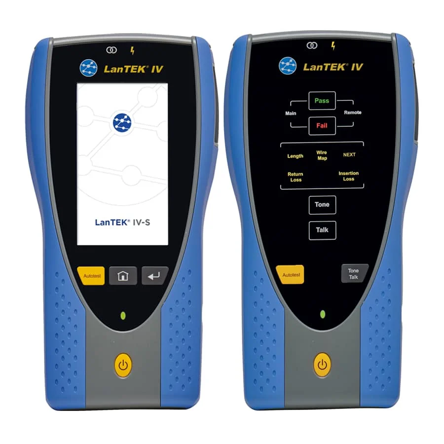 LANTEK IV Copper & Fiber Cable Certifier