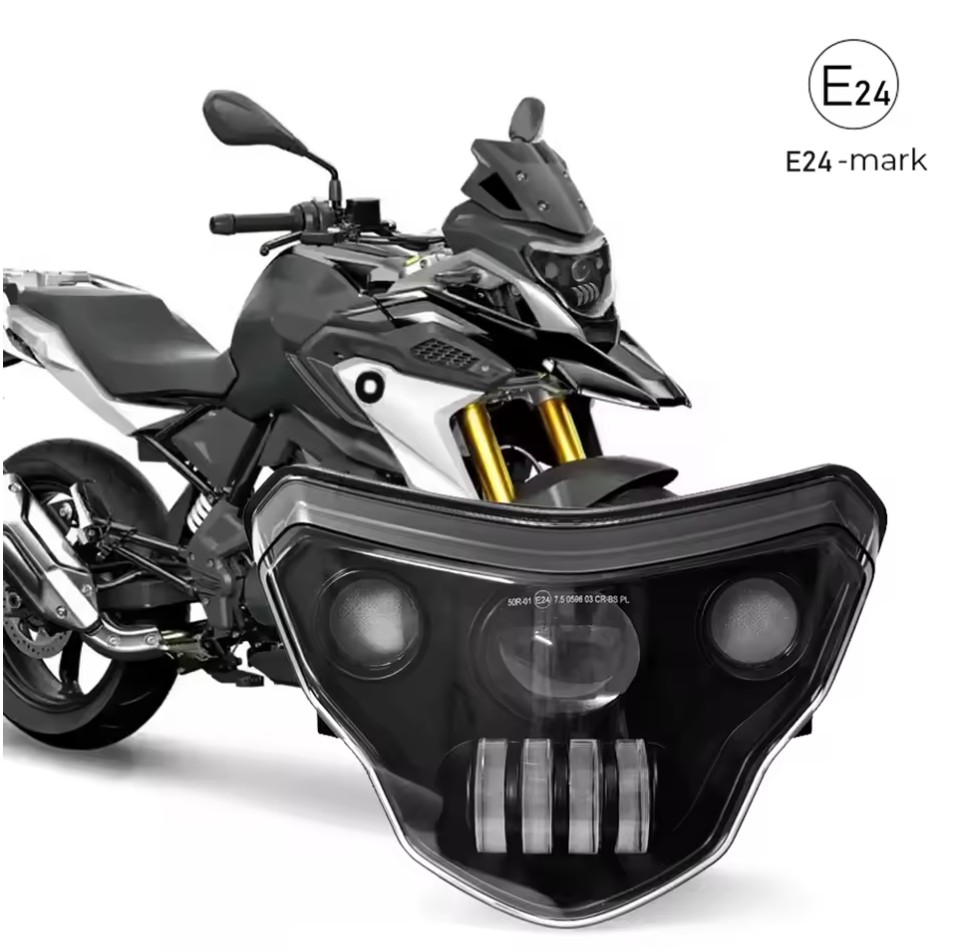 E24-MARK LED Headlights For BMW G310GS G310R Motorcycle Headlamps G 310 GS R 310