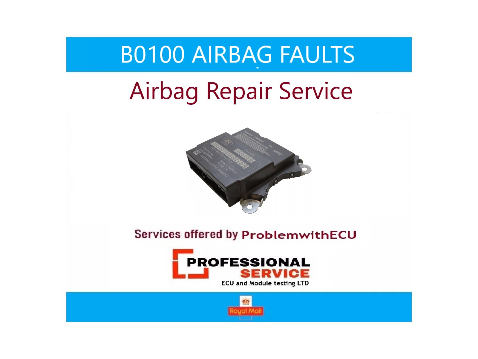 Fiat Airbag ECU Repair Service – Ducato, Peugeot Boxer, Citroen Relay (B0100 Fault)