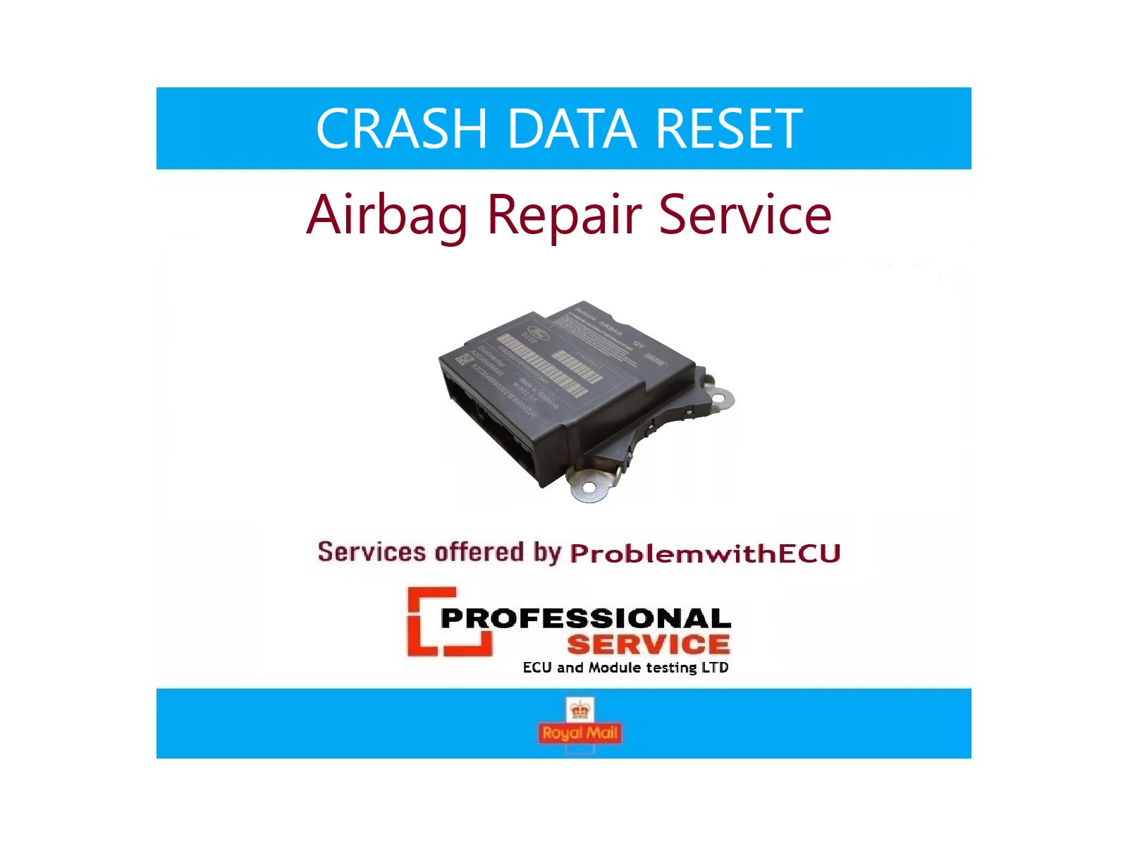 Crash Data Reset Service for Volvo V40 Airbag ECU (Part No. P32221578)