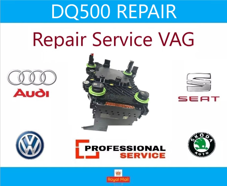 Repair Service for DSG7 TCU/TCM – DQ500 Part No. SKODA VW AUDI SEAT