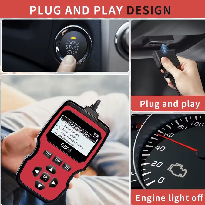 Mercedes Jaguar Vauxhall OBD2 Diagnostic tool & Fault code reader scanner 2025