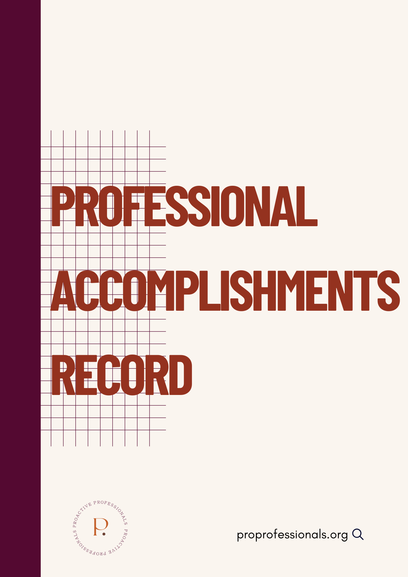 Professional Achievement Tracker